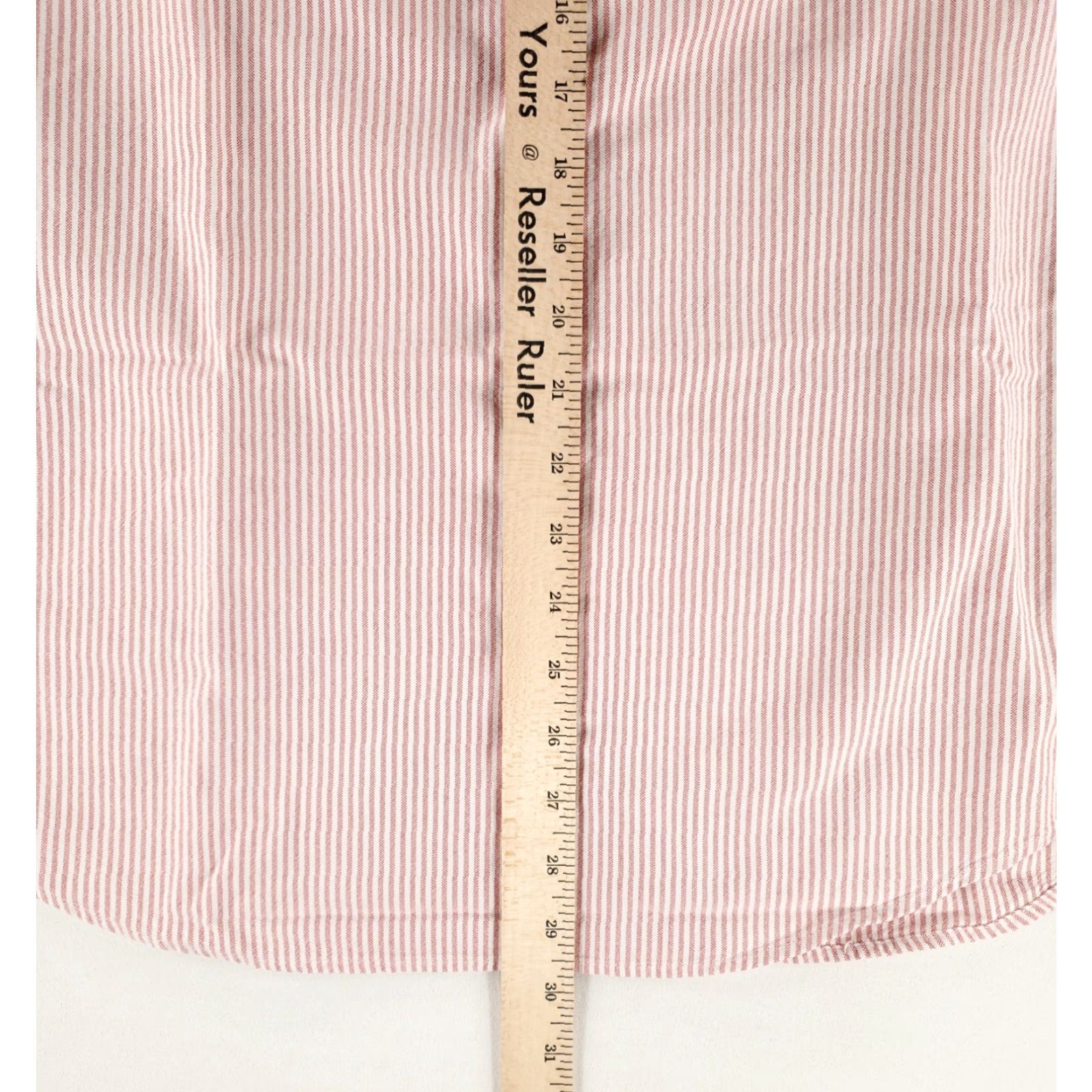 Lacoste Lacoste Button Down Shirt Red White Striped Long Sleeve Mens 40 Multicolor Shirt Mens 40 Size US L / EU 52-54 / 3 - 6 Thumbnail