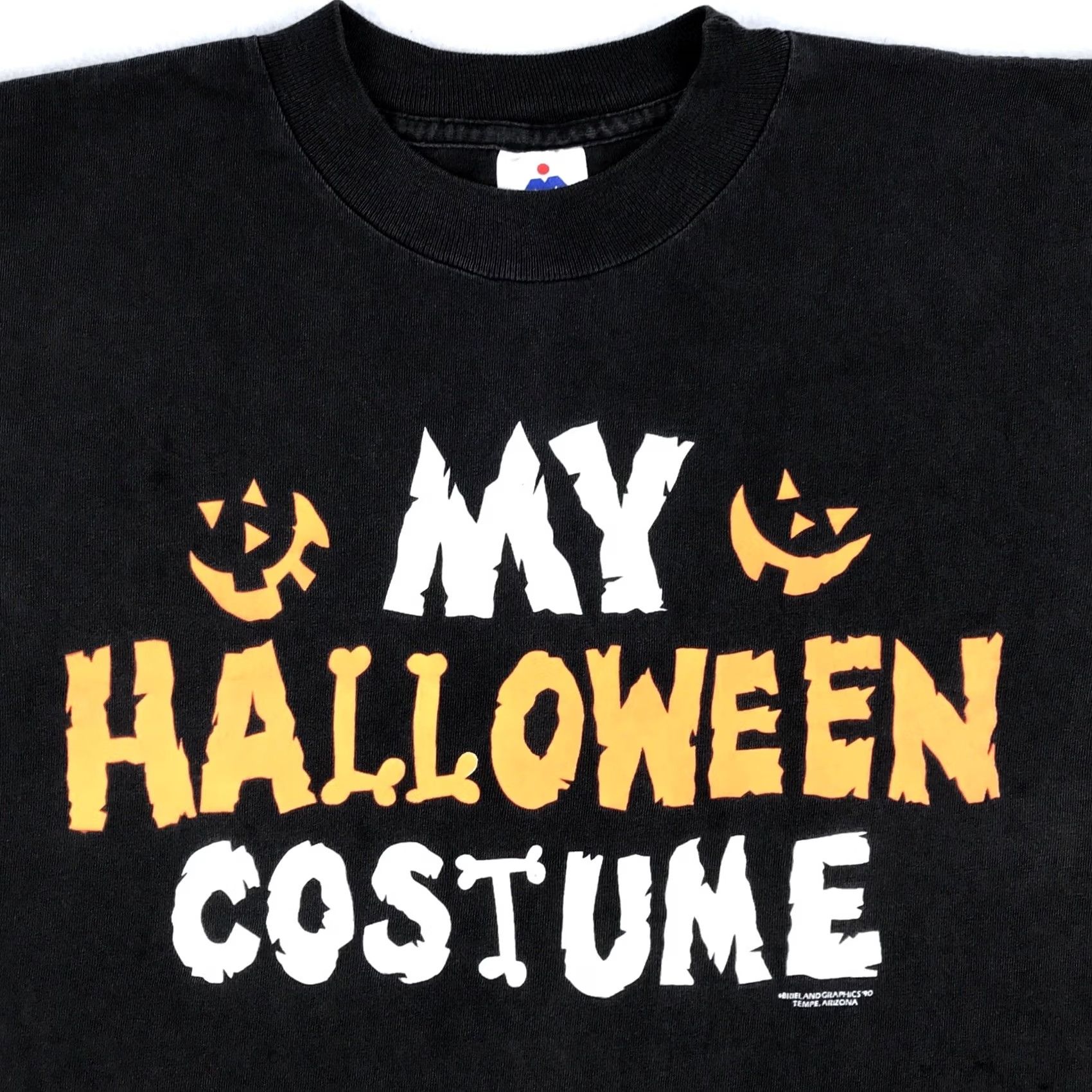 Vintage VINTAGE Miller T-Shirt Mens 90s Halloween Glow in the Dark Black Large Short Sleeve Cotton Costume Trick or Treat Size US L / EU 52-54 / 3 - 4 Thumbnail