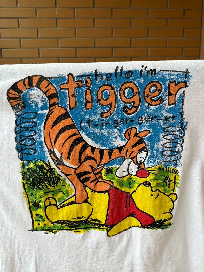 Vintage Vintage Tee 90s Disney Tigger Winnie 2505-Nextarrow Size US L / EU 52-54 / 3 - 4 Thumbnail