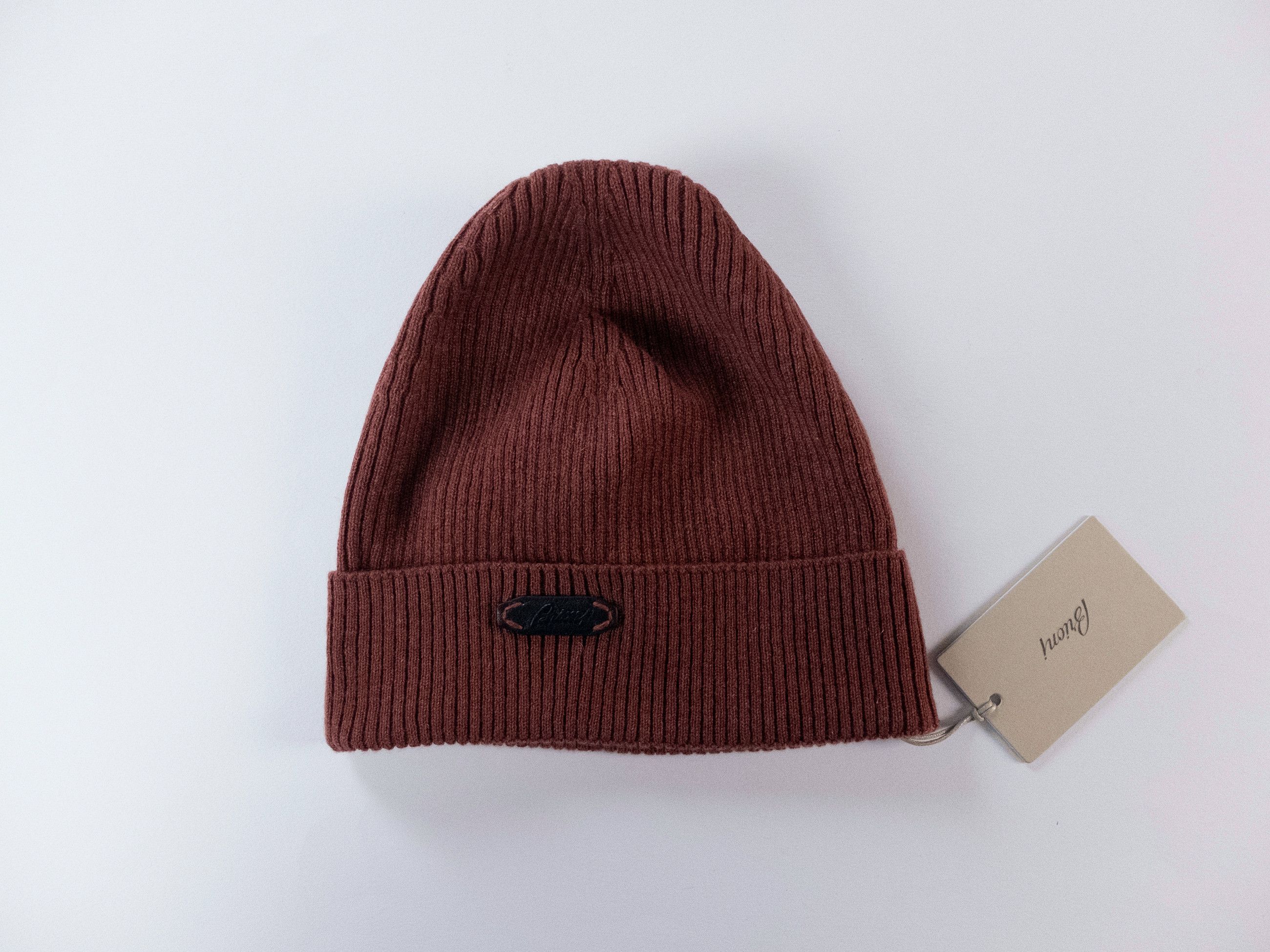 Brioni BRIONI reddish brown Sienna cashmere beanie Size Medium Size ONE SIZE - 1 Thumbnail