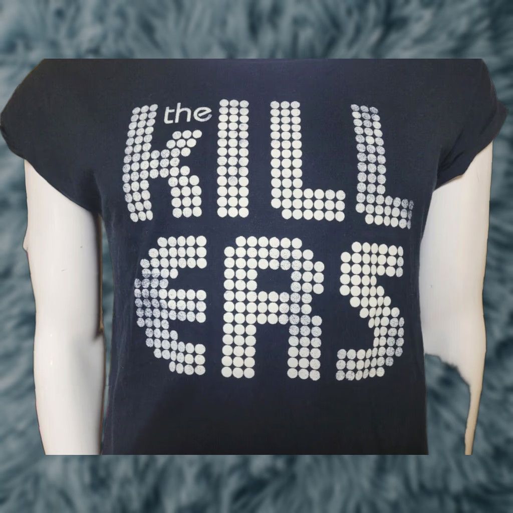 Next Level VINTAGE Womens The Killers T Shirt Graphic Tee Crew Neck Short Sleeve Black XS? Size M / US 6-8 / IT 42-44 - 1 Thumbnail