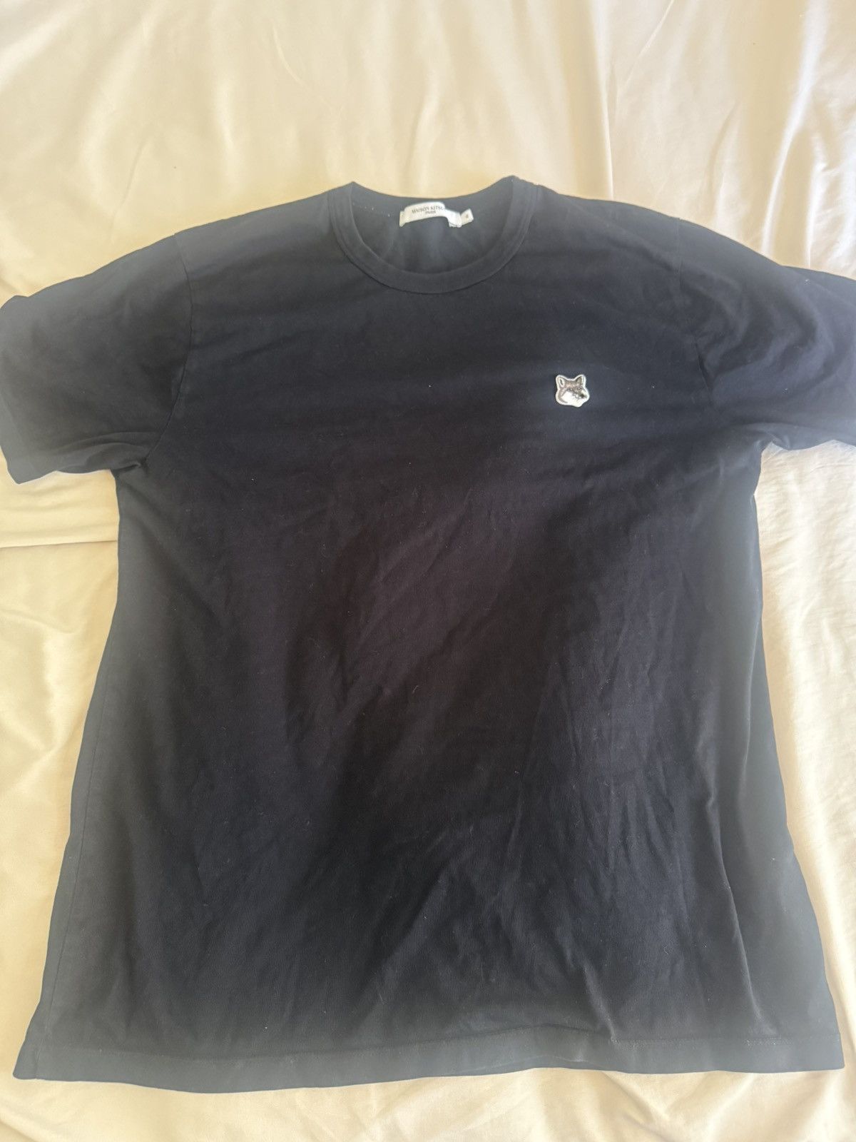 Maison Kitsune Maison Kitsuné Fox Head Patch T-Shirt Size US XL / EU 56 / 4 - 1 Thumbnail
