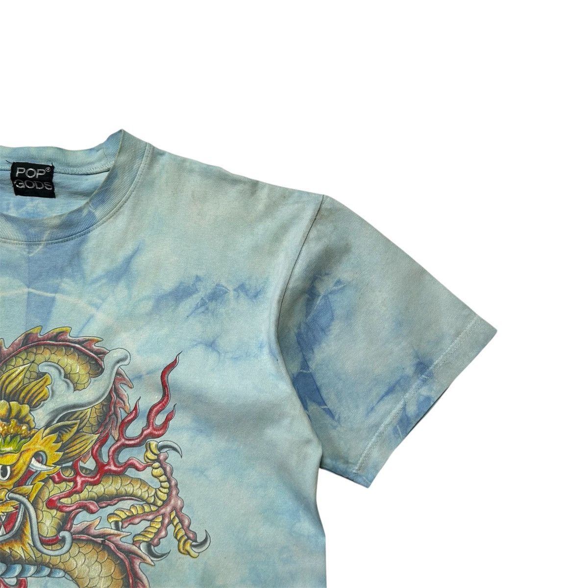 Vintage Vintage Dragon Graphic Tie-Dye T-Shirt Size US L / EU 52-54 / 3 - 4 Thumbnail
