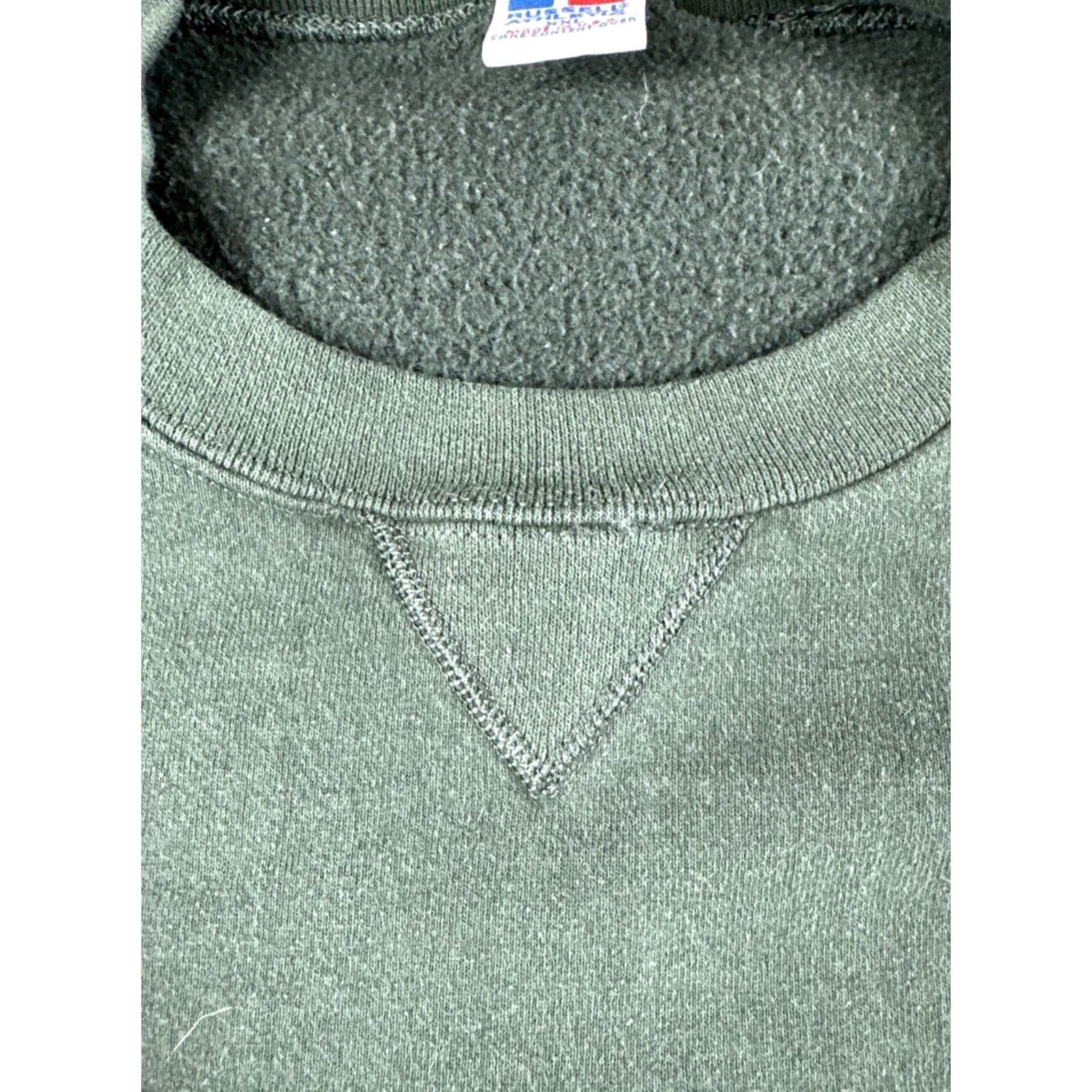 Russell Athletic VINTAGE Russell Athletic Sweatshirt Adult XXL USA Made 90s Forest Green Crewneck Pullover Mens Size US XXL / EU 58 / 5 - 5 Thumbnail