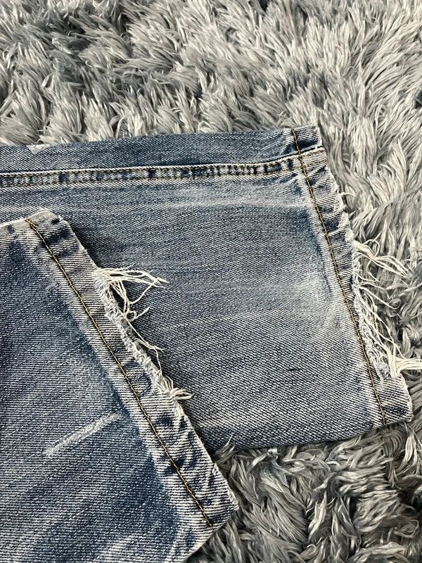 Japanese Brand Layered Distressed Denim Y2K Size US 29 - 16 Thumbnail