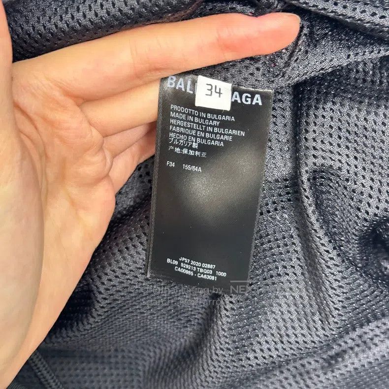 Balenciaga Balenciaga size 34 Black Patchwork Denim Zip Jacket Size L / US 10 / IT 46 - 5 Thumbnail