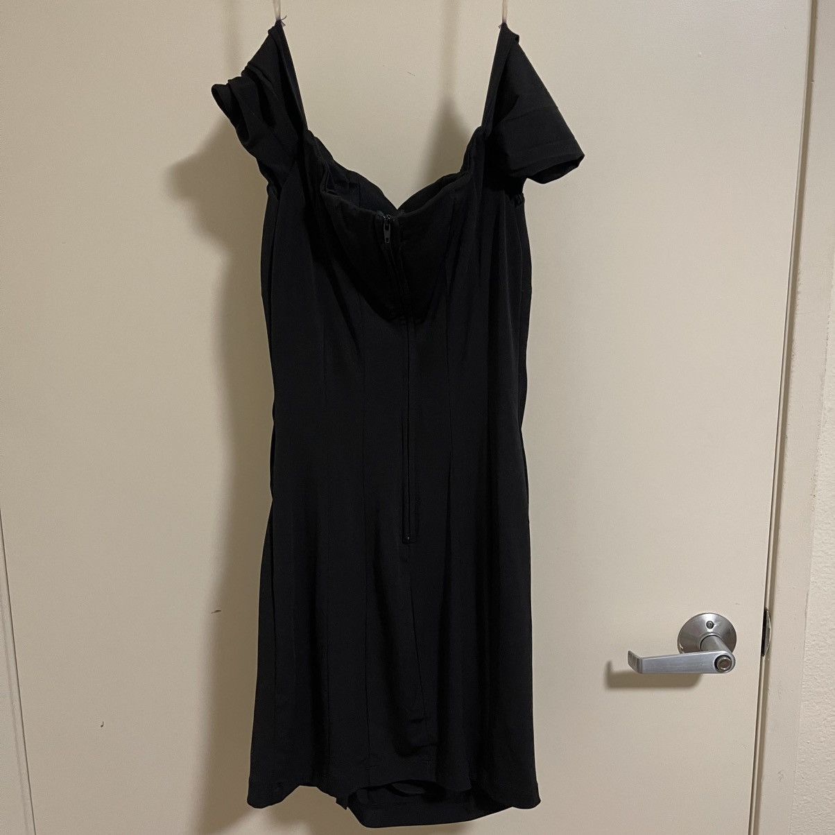 Other Emerald Sundae Black Off-the-Shoulder Mini Bodycon Dress Size S / US 4 / IT 40 - 2 Thumbnail