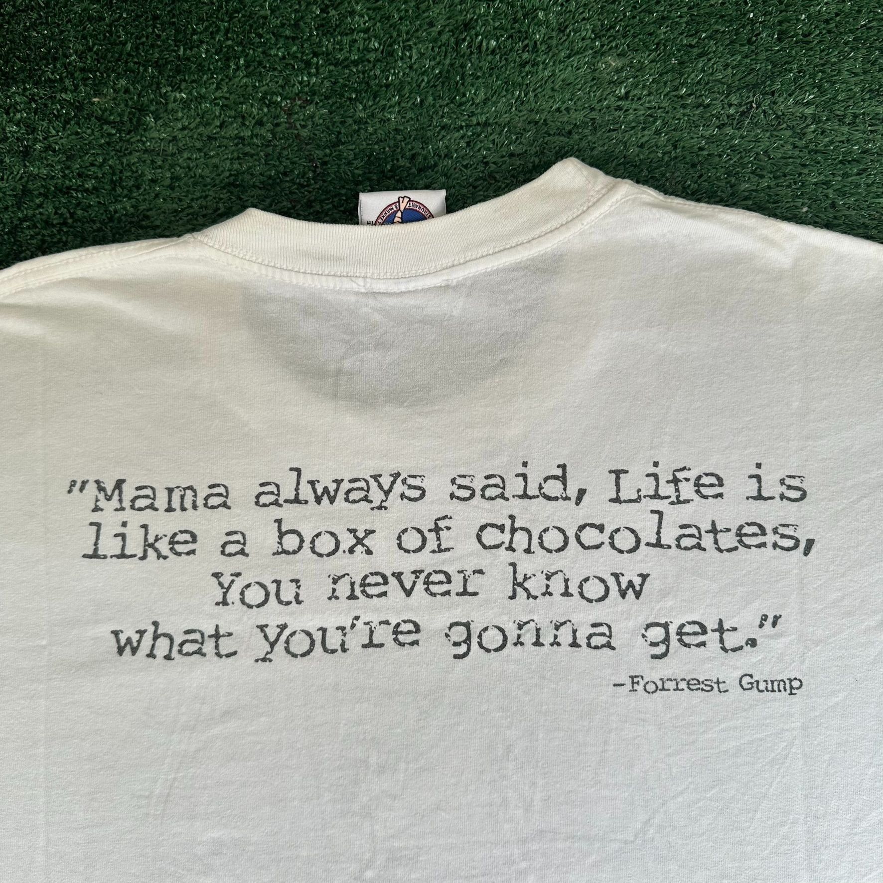 Vintage Vintage Y2K Forrest Gump Bubba Gump Shrimp T-Shirt Movie Quo Size US L / EU 52-54 / 3 - 6 Thumbnail