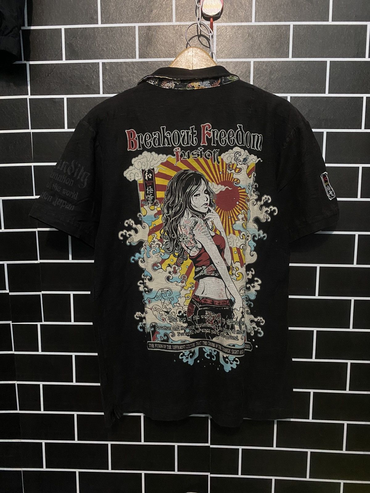 Bullet Noise Bullet noise the fusion japan sukajan polo shirt vintage Size US L / EU 52-54 / 3 - 1 Thumbnail