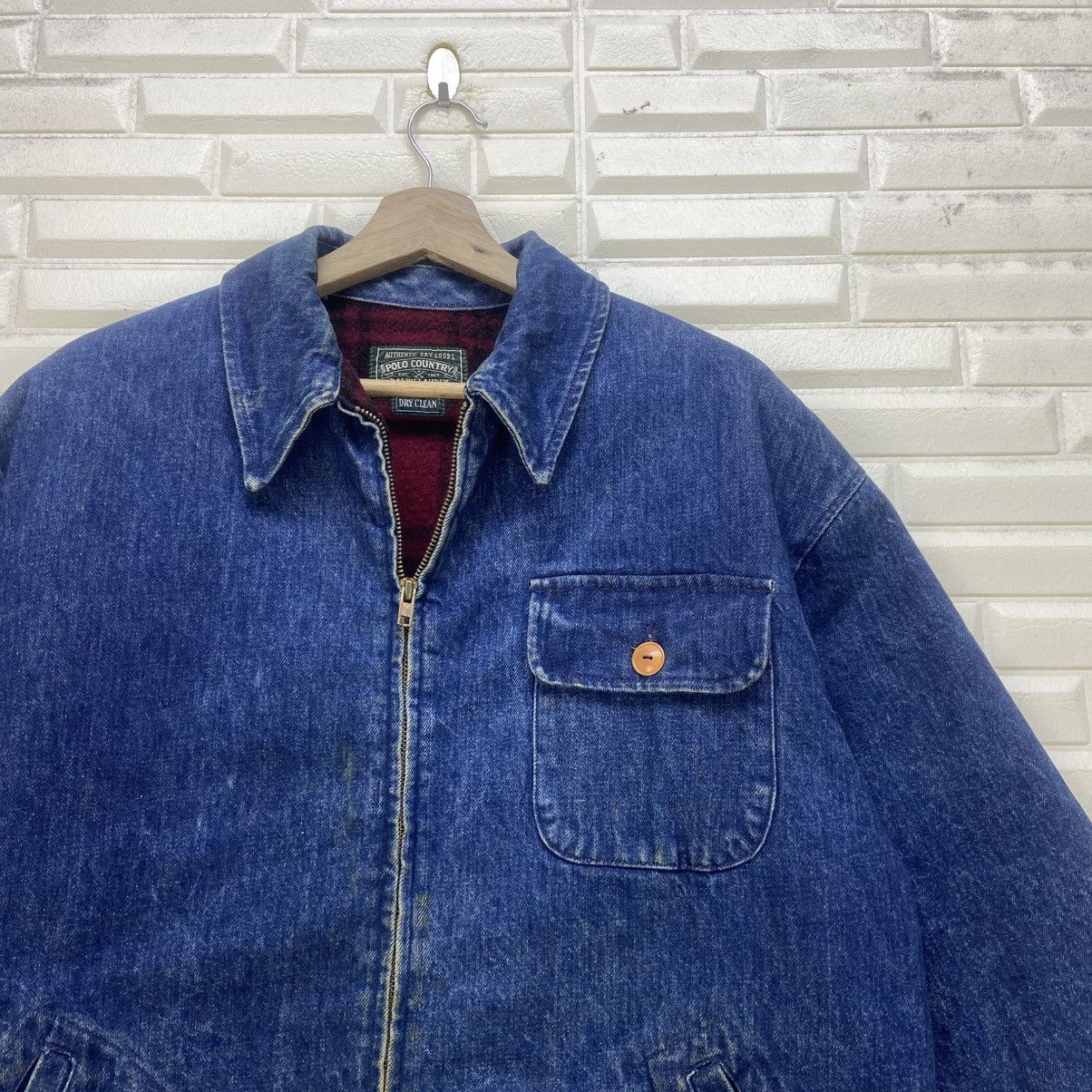 Polo Ralph Lauren Vintage Polo Country Ralph Lauren Denim Blanket Jacket Size US M / EU 48-50 / 2 - 4 Thumbnail