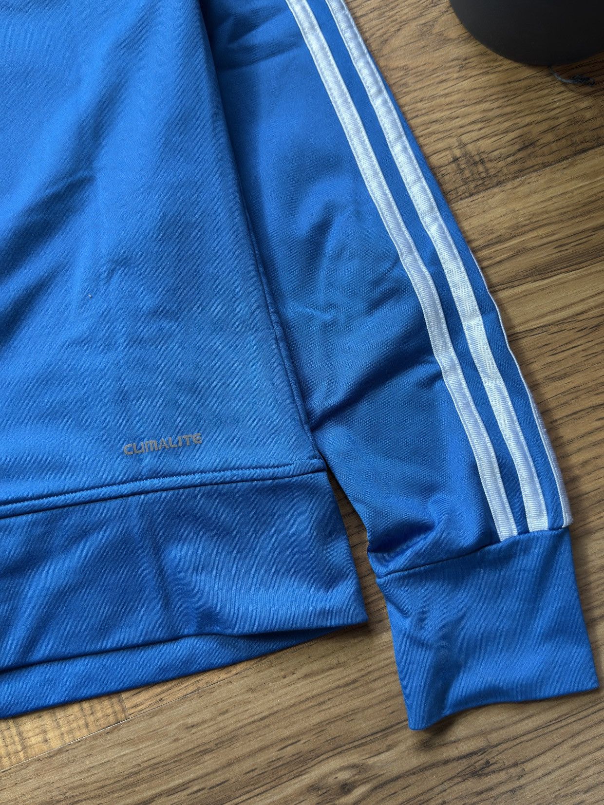 Adidas VINTAGE ADIDAS CLIMALITE 2000s TRACKSUIT WITH WHITE STRIPES Size L / US 10 / IT 46 - 10 Thumbnail