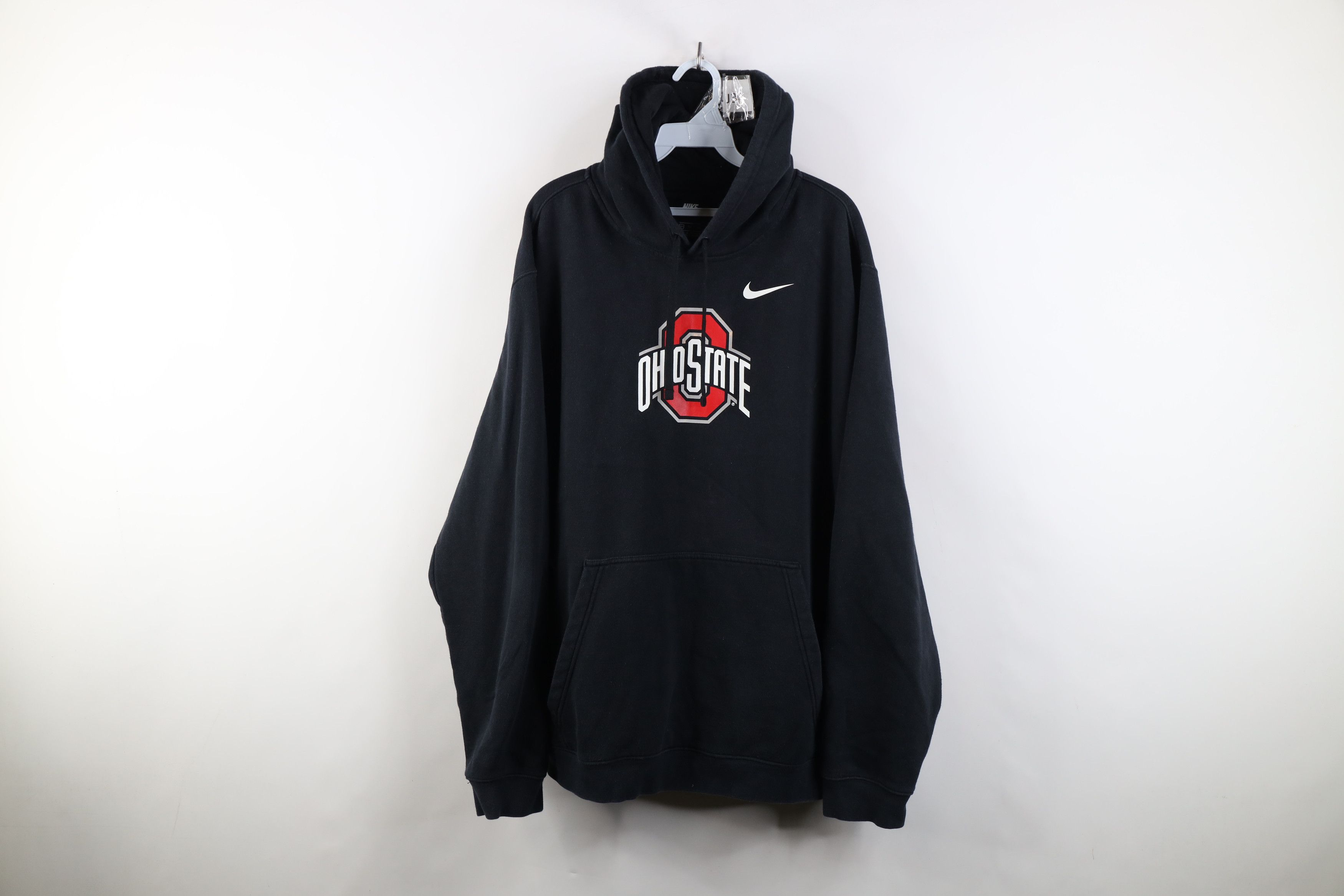 Vintage Y2K Nike Mini Swoosh Ohio State University Hoodie