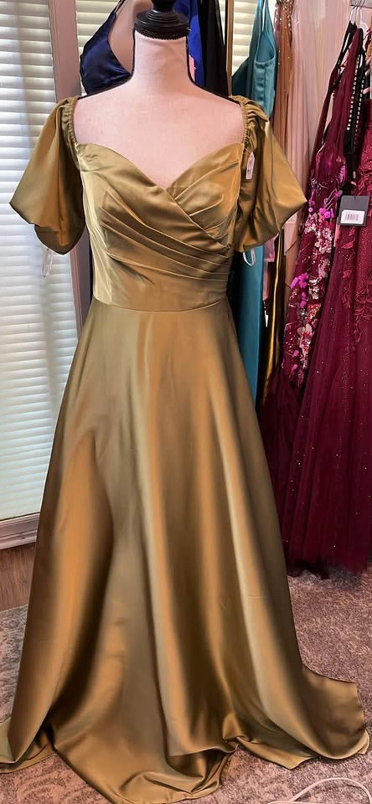 Other Sz 14 olive green gown Size XL / US 12-14 / IT 48-50 - 2 Thumbnail