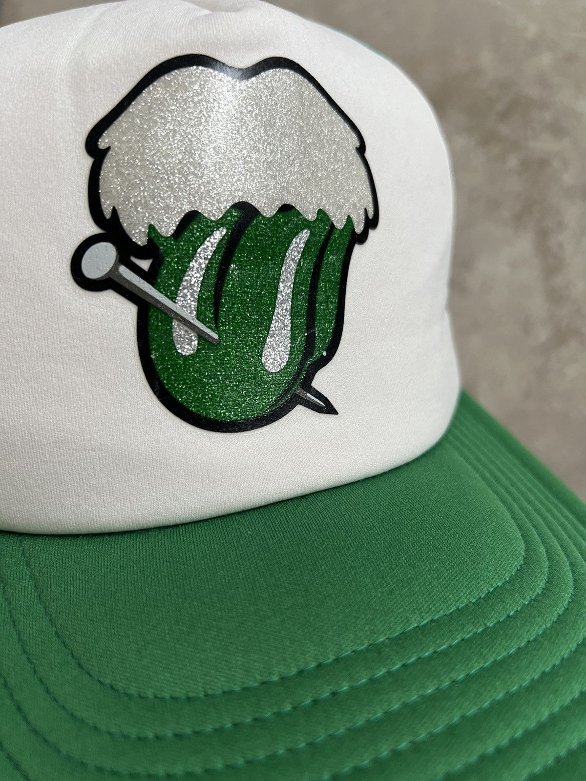 Number (N)ine *RARE* Number (N)ine Rolling Stones Trucker Hat Size ONE SIZE - 4 Thumbnail