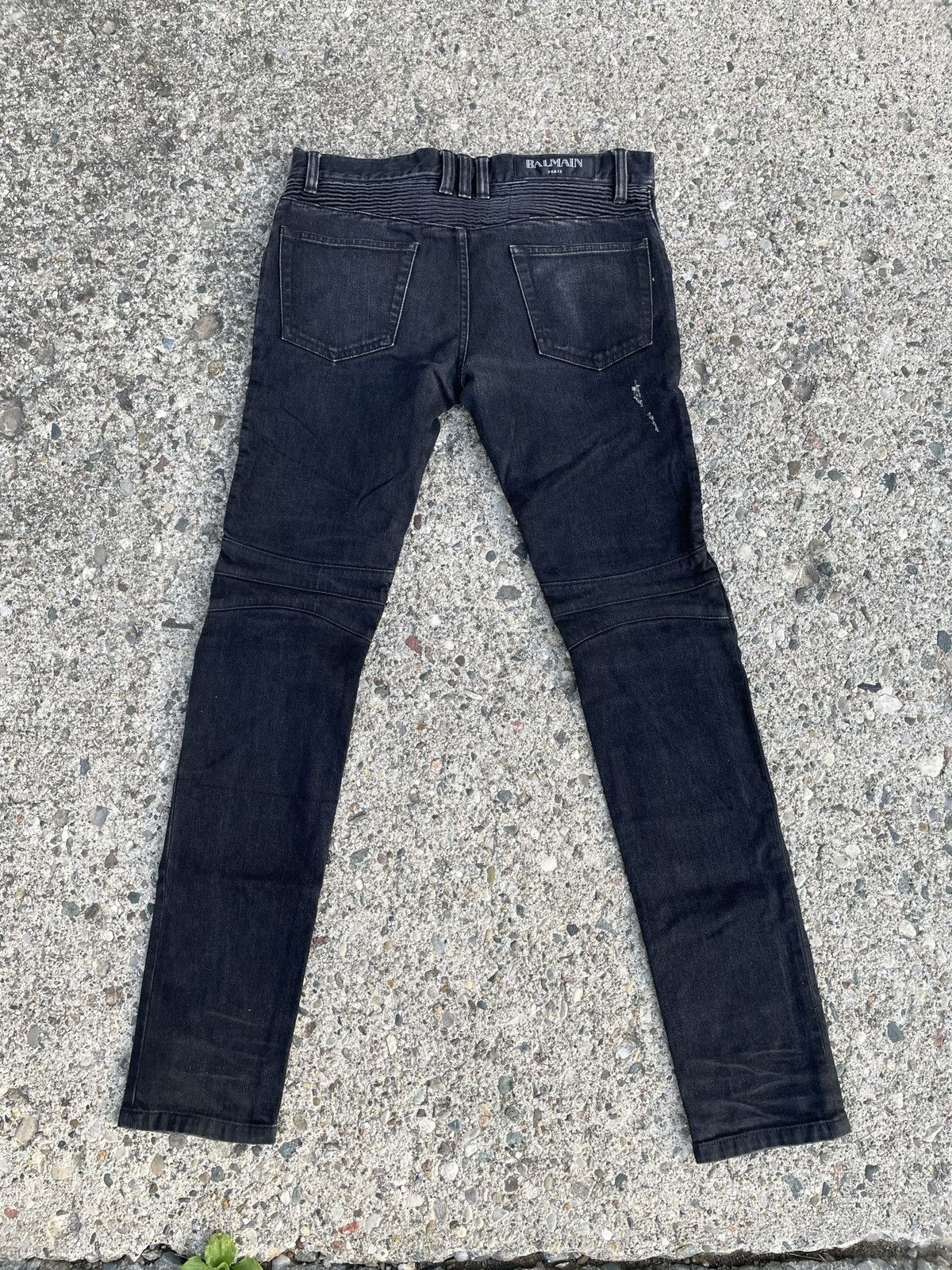 Balmain Balmain Moto Jeans Size US 29 - 6 Thumbnail
