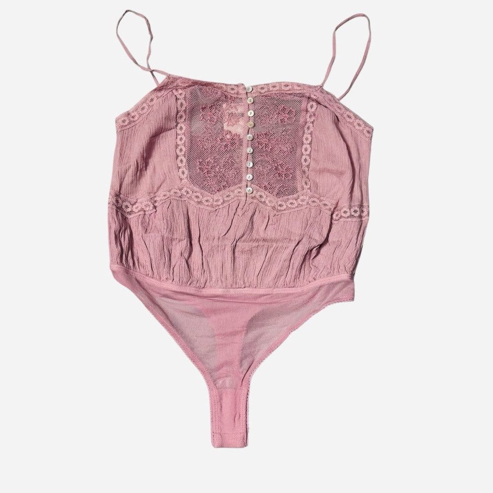 Free People NWT New $98 Free People Still The One Bodysuit Size XS Size XS / US 0-2 / IT 36-38 - 3 Thumbnail