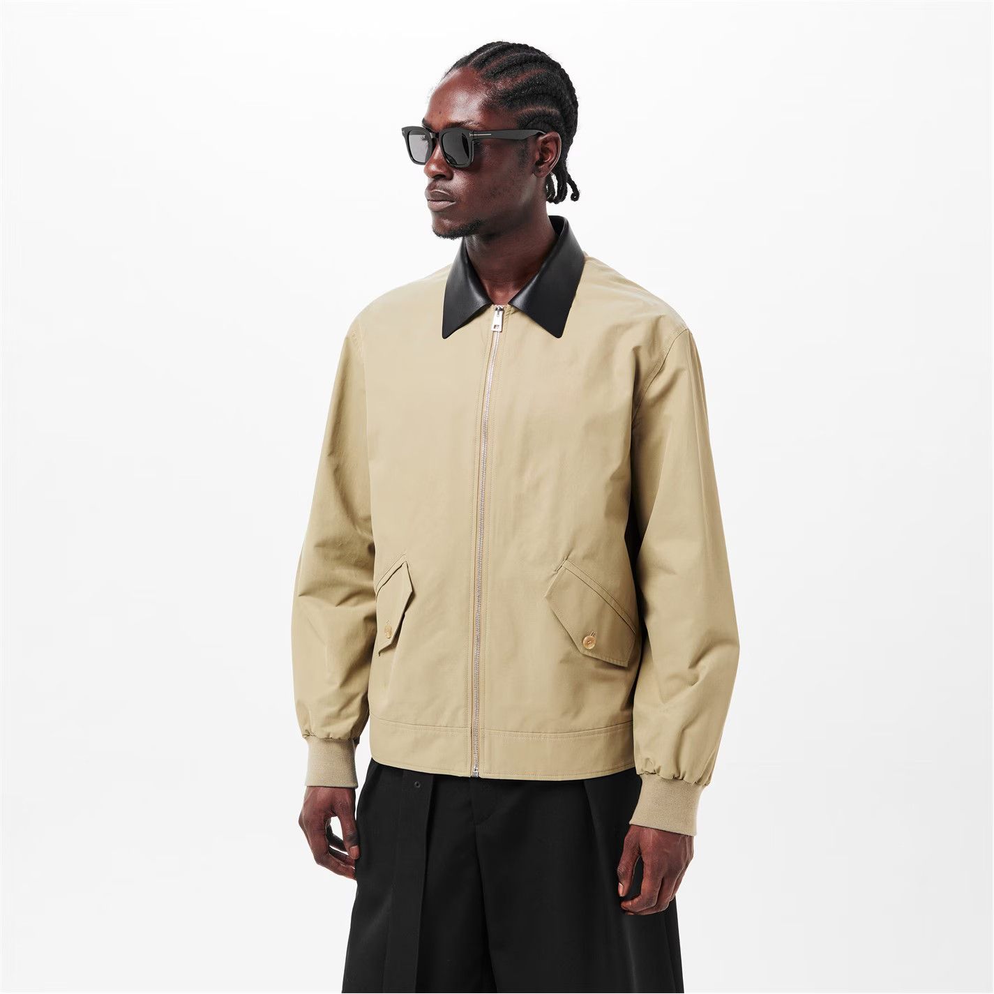 Givenchy o1g2r1mq0426 Coach Jacket in Beige Size US XL / EU 56 / 4 - 3 Thumbnail