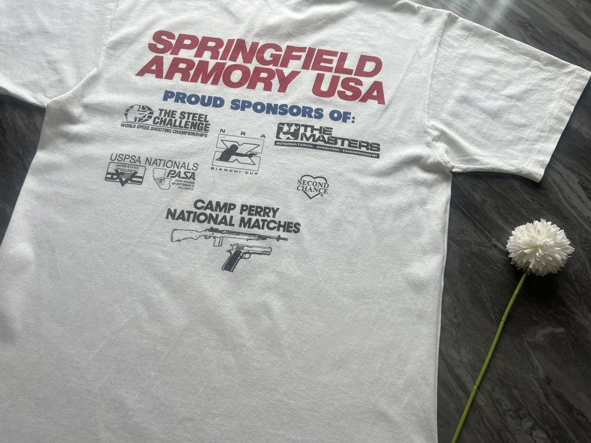 Jerzees × Vintage Springfield : Armory USA Shooting Range Gun Rifle Size US L / EU 52-54 / 3 - 11 Thumbnail