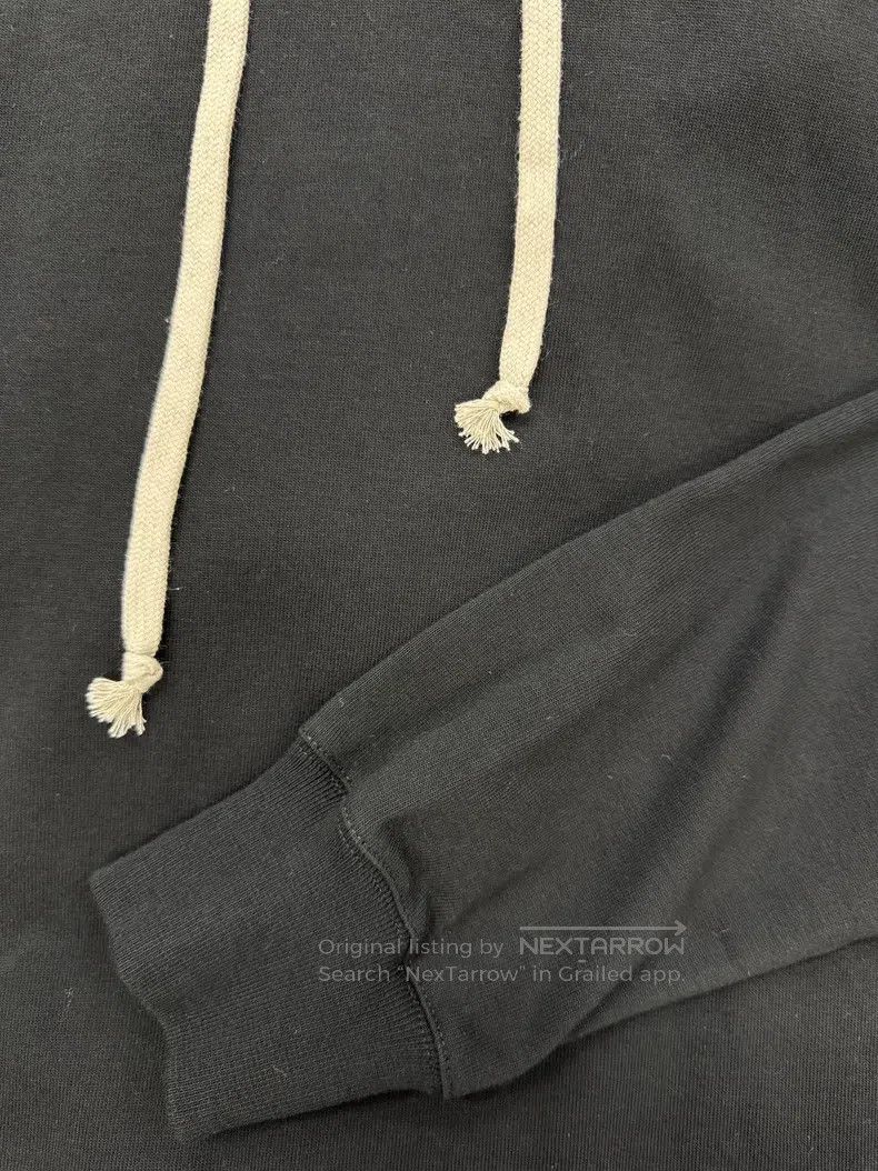 Rick Owens Rick Owens Black Hooded Long sweatshirt Size US S / EU 44-46 / 1 - 6 Thumbnail