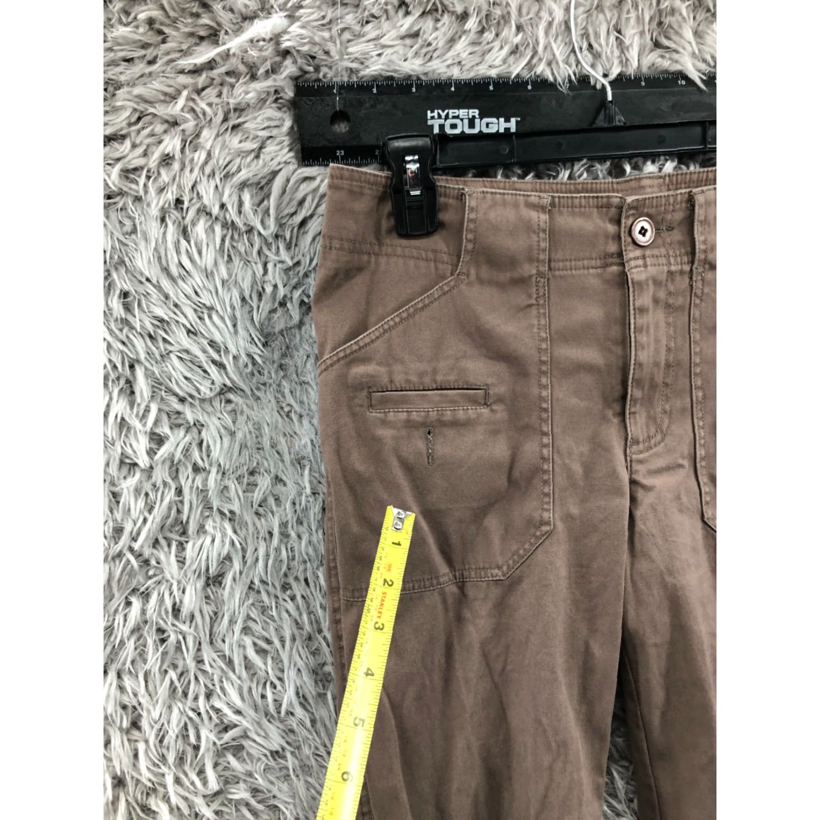 Vintage Christopher & Banks Chino Pants Size 8 Womens Mid Rise Beige Brown pants Regular Size 30" / US 8 / IT 44 - 5 Thumbnail