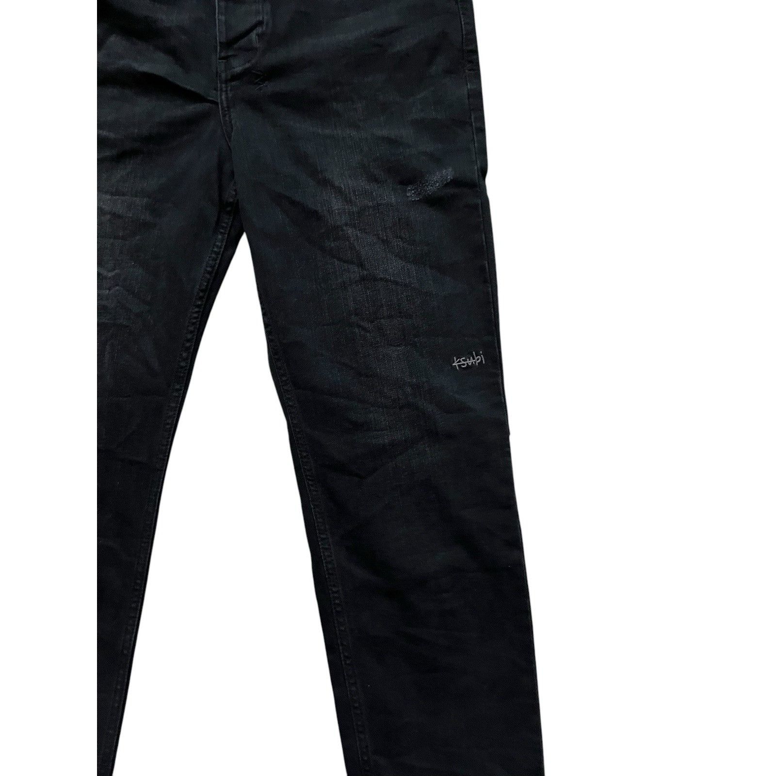 Ksubi Ksubi Jeans Mens Chitch Slim Boneyard Black Size 36/32 Size US 36 / EU 52 - 8 Thumbnail