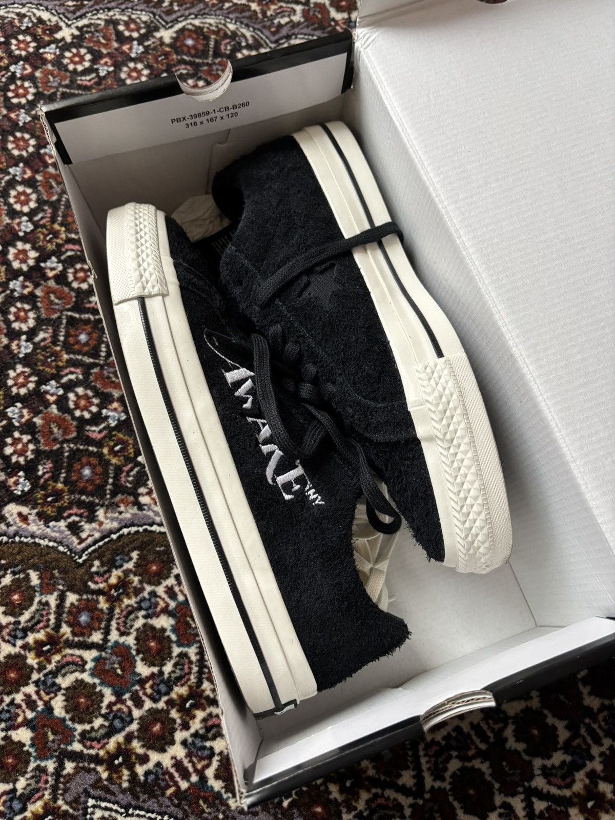 Awake NY × Converse Awake NY × Converse (Black Fuzzy) Size US 8.5 / EU 41-42 - 3 Thumbnail