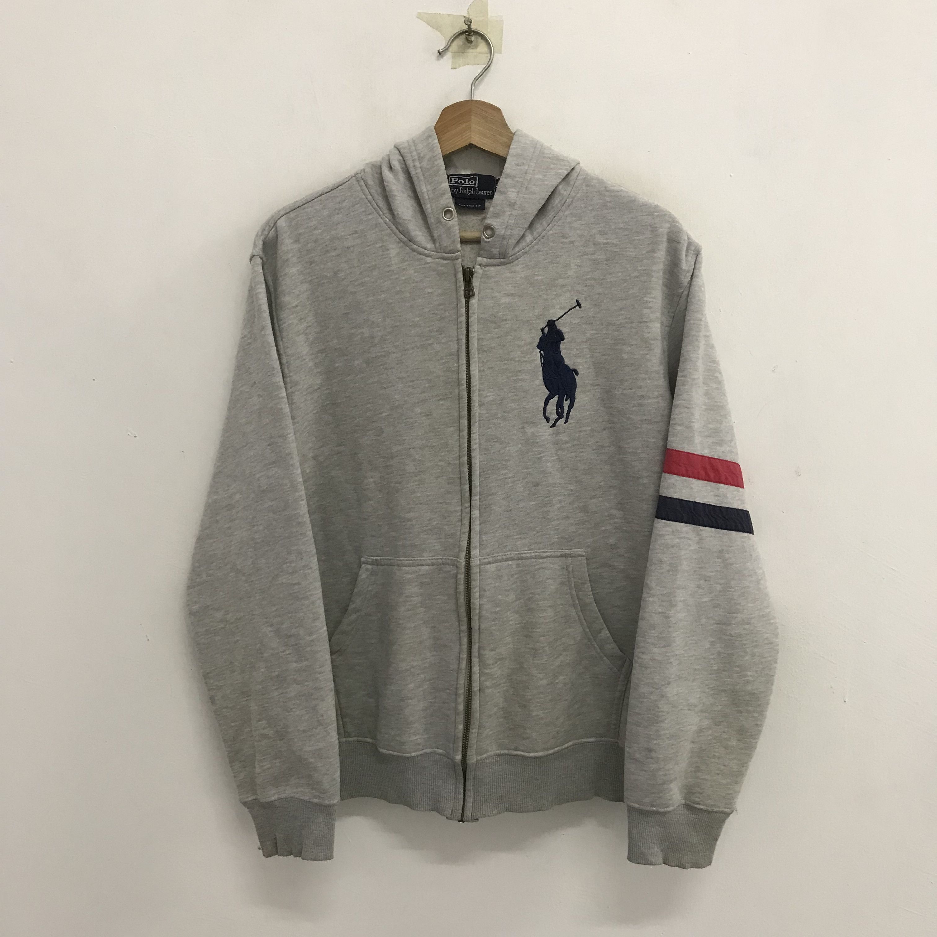 Polo Ralph Lauren Vintage 90s Polo Ralph Lauren Blue Sweatshirt - 1206 Size US L / EU 52-54 / 3 - 1 Thumbnail