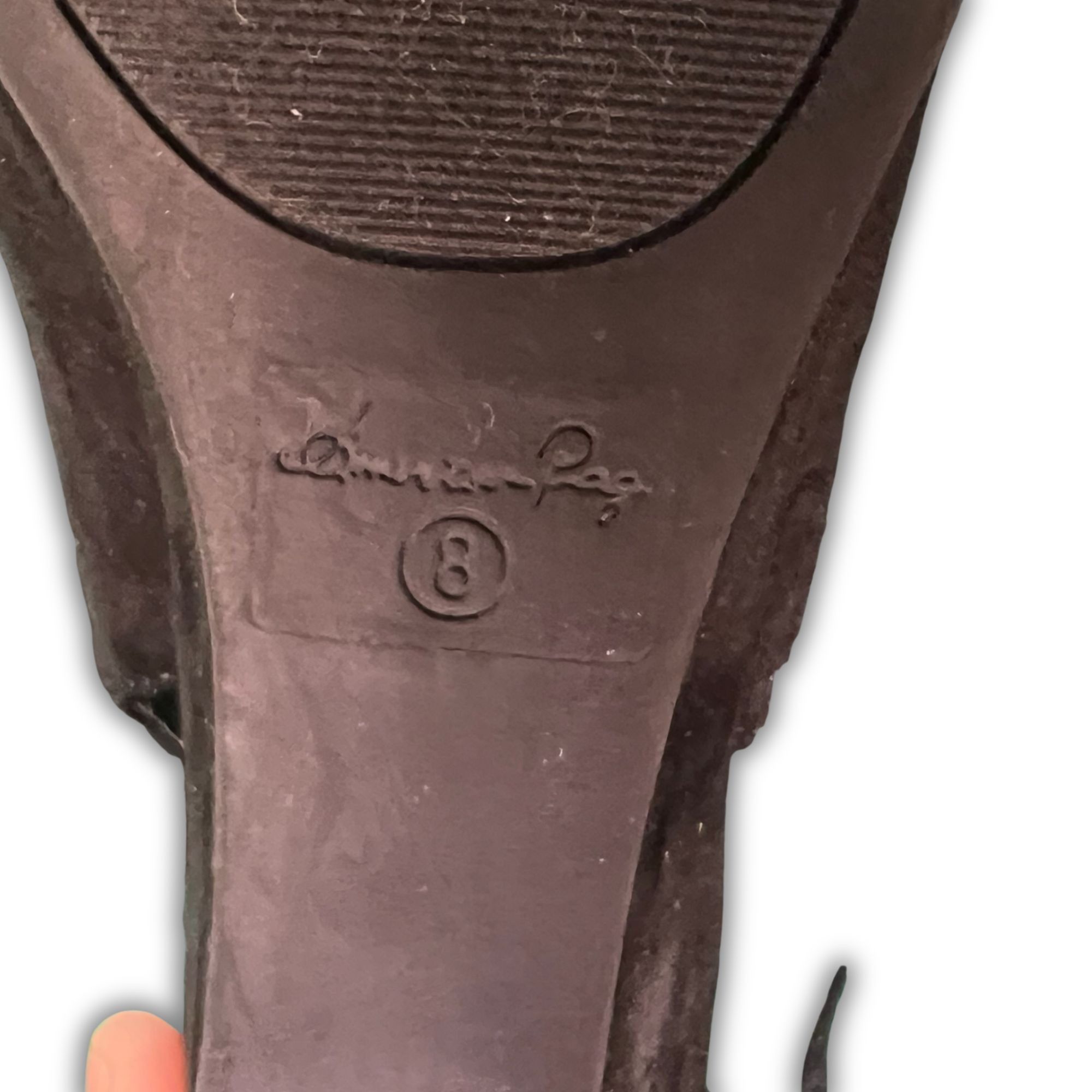 American Rag American Rag Miley Black Suede Closed-Toe Wedge Pumps With A Size US 8 / IT 38 - 8 Thumbnail