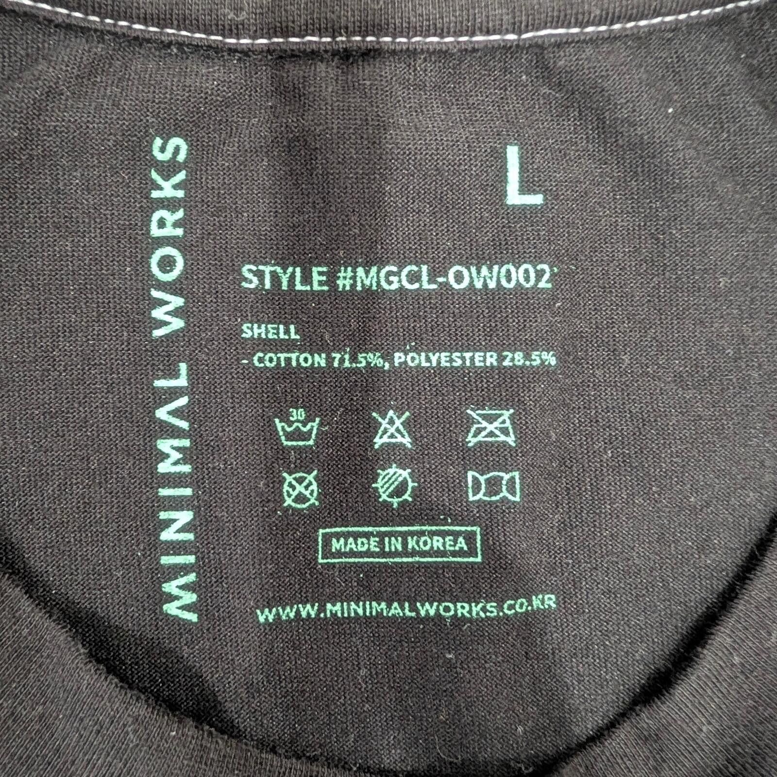 Other Minimal Works Black Graphic Outdoor T-Shirt Size L Size US L / EU 52-54 / 3 - 6 Thumbnail