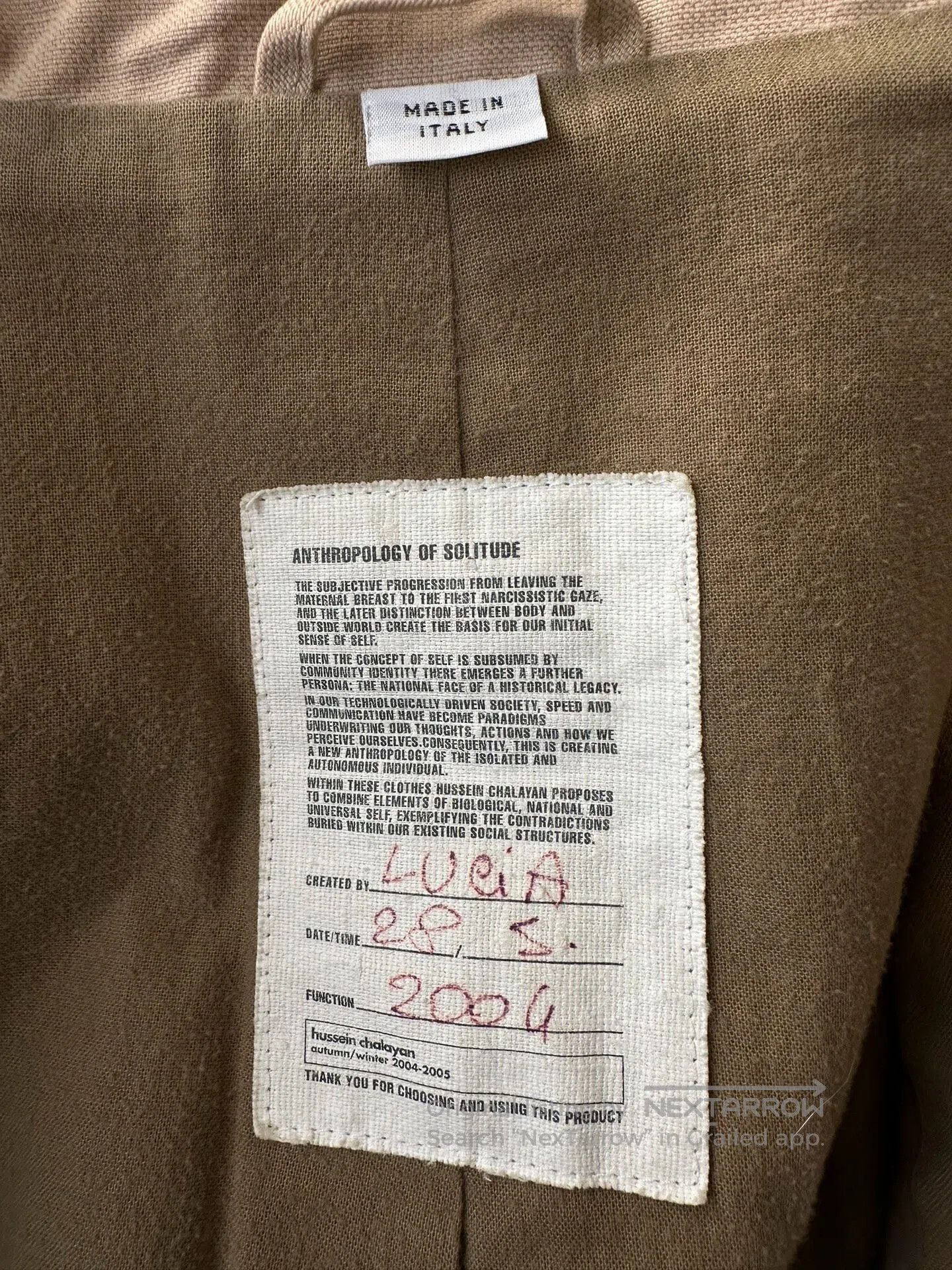 Hussein Chalayan HUSSEIN CHALAYAN 04fw CD-PLAYER trench coat| Size US S / EU 44-46 / 1 - 8 Thumbnail