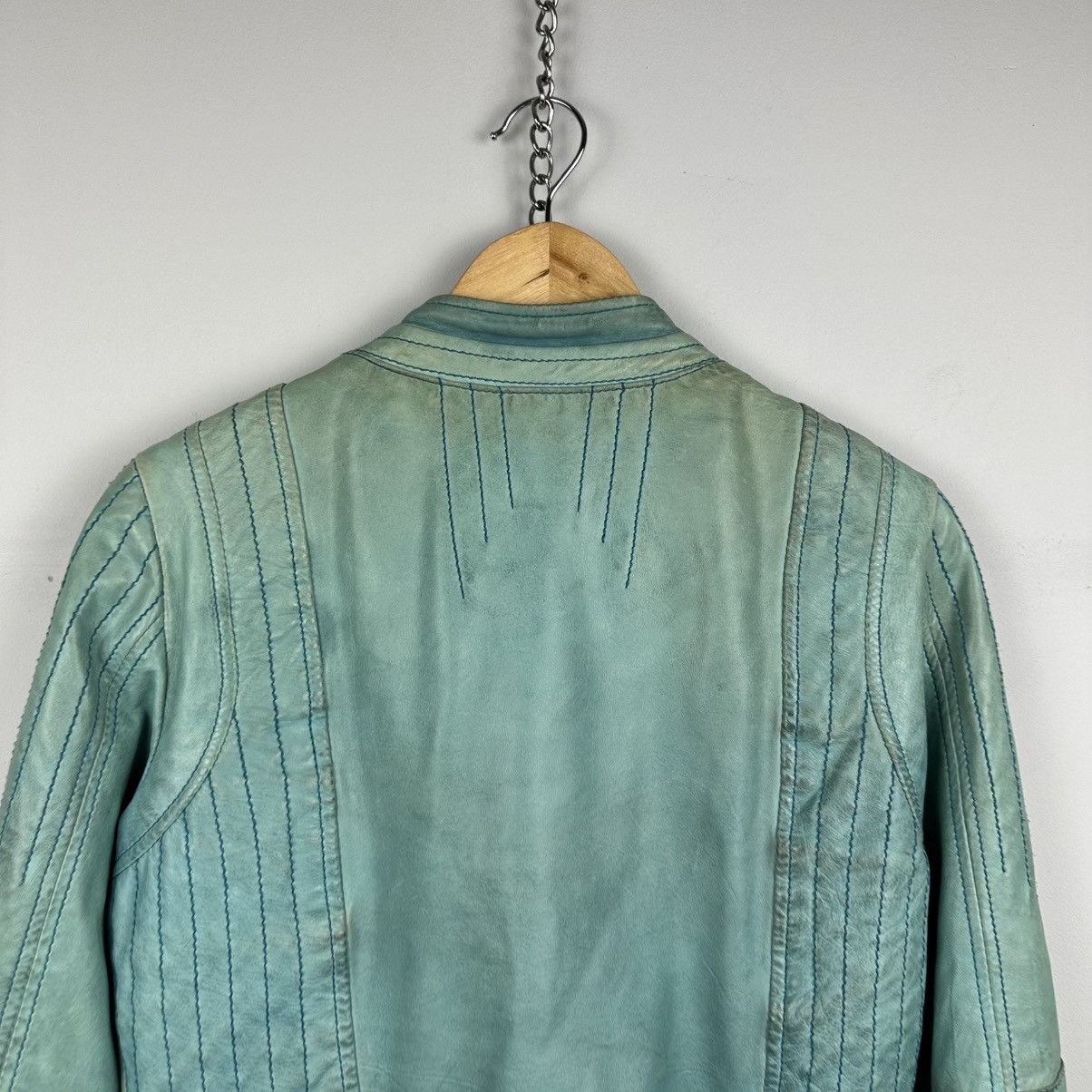 Vintage Vintage Rare Freaky Nation Crazy Faded Leather Jacket Size M / US 6-8 / IT 42-44 - 20 Thumbnail
