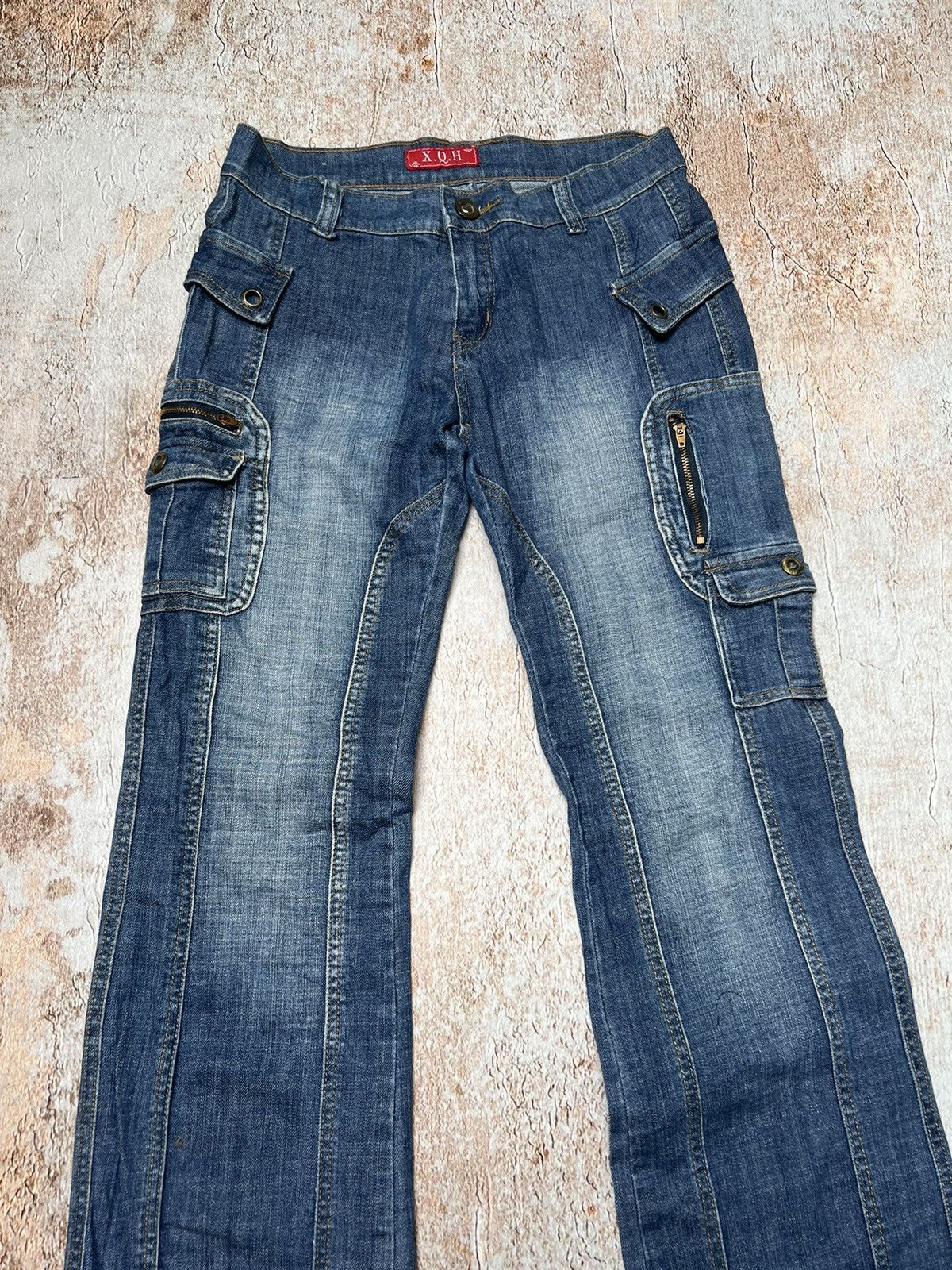 Vintage Vintage washed cargo jeans Size 28" / US 6 / IT 42 - 3 Thumbnail