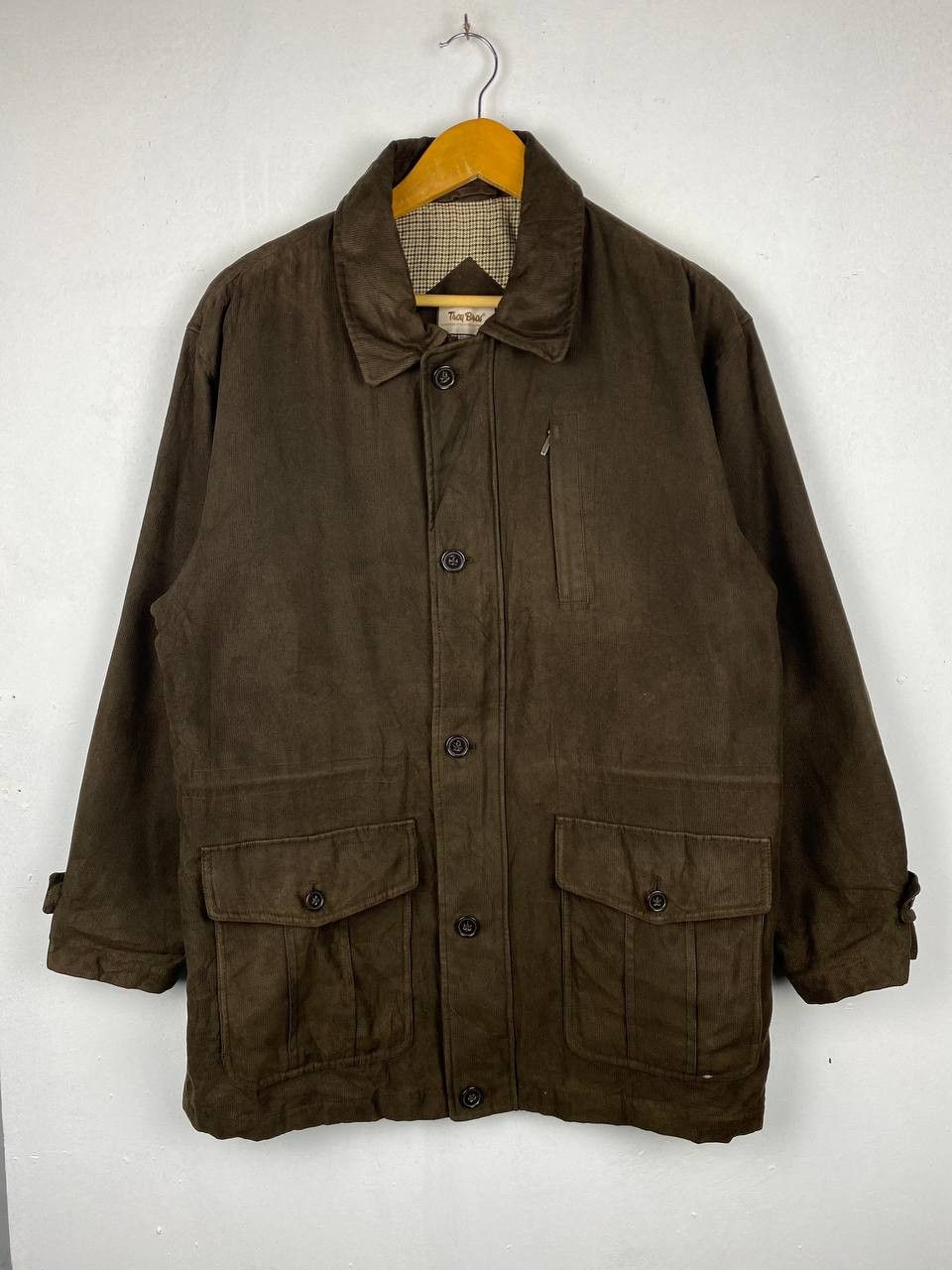 Japanese Brand troy bros brown velvet jacket nice design Size US M / EU 48-50 / 2 - 1 Thumbnail