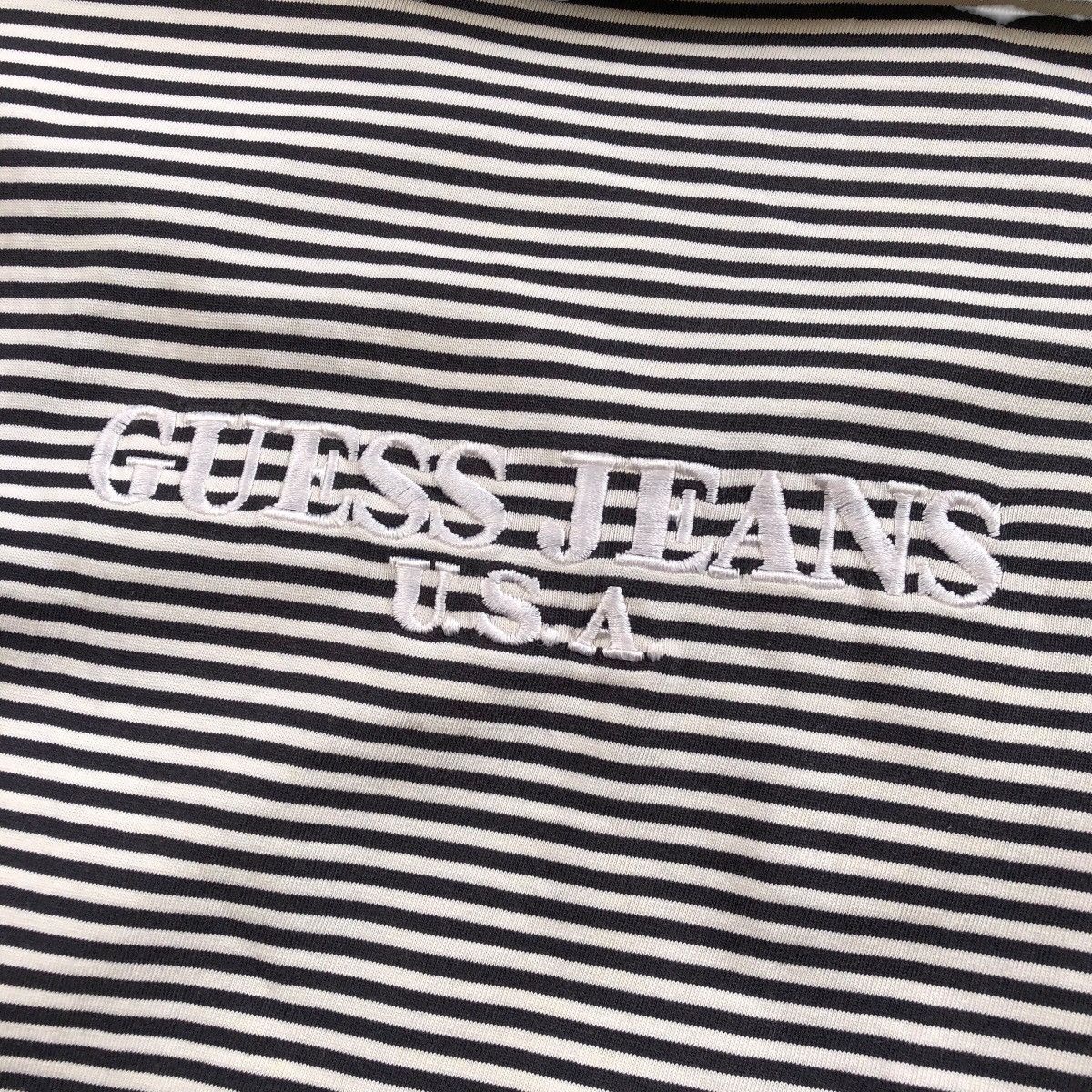 Guess GUESS JEANS by Georges Marciano Stripe Vintage T-Shirt Size US S / EU 44-46 / 1 - 4 Thumbnail