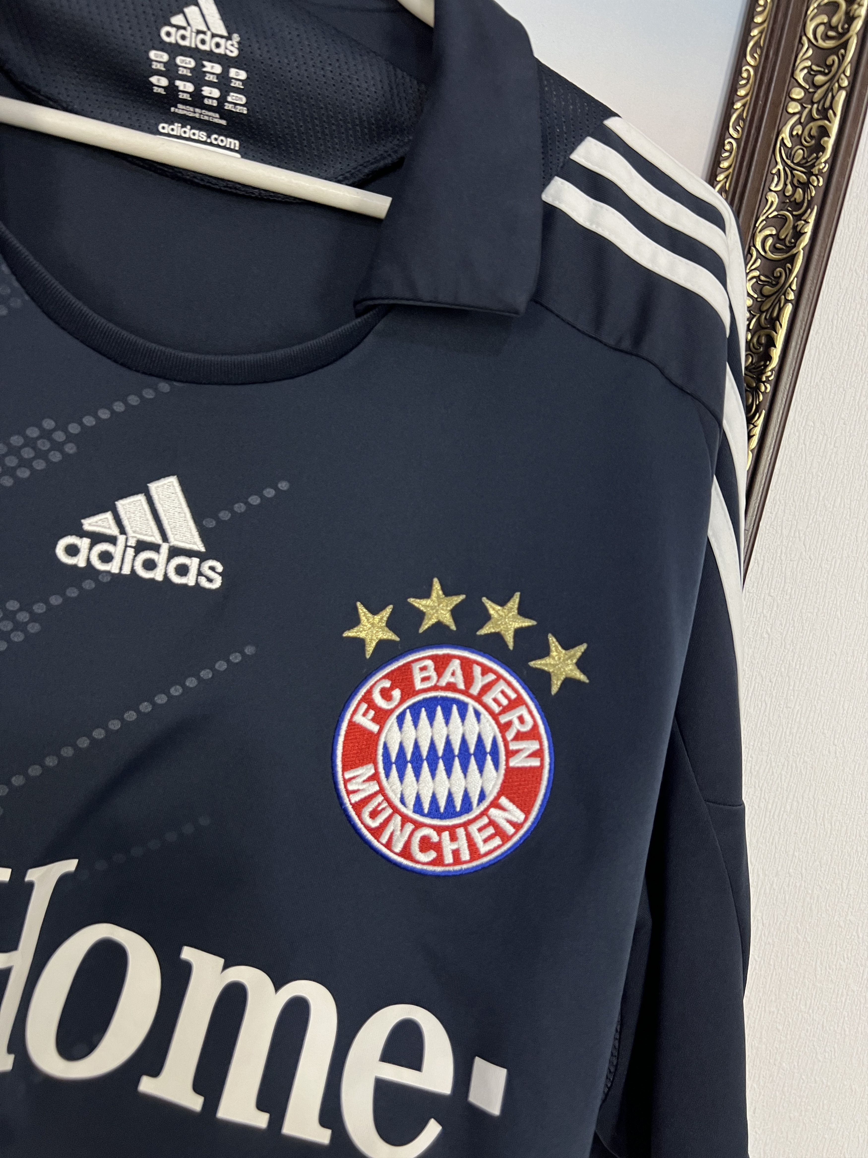 Adidas Bayern Munich Away football shirt 2008 Soccer Adidas Jersey Size US XXL / EU 58 / 5 - 4 Thumbnail