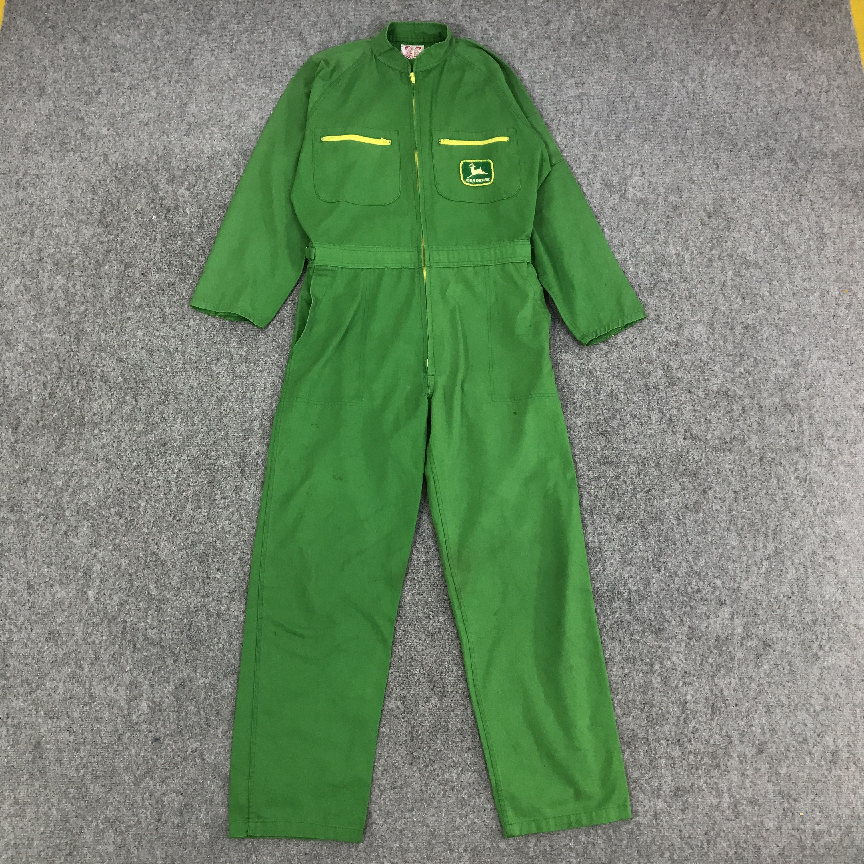 John Deere VTG JOHN DEERE COVERALL JAPAN JACKET K95B10 Size US L / EU 52-54 / 3 - 1 Thumbnail