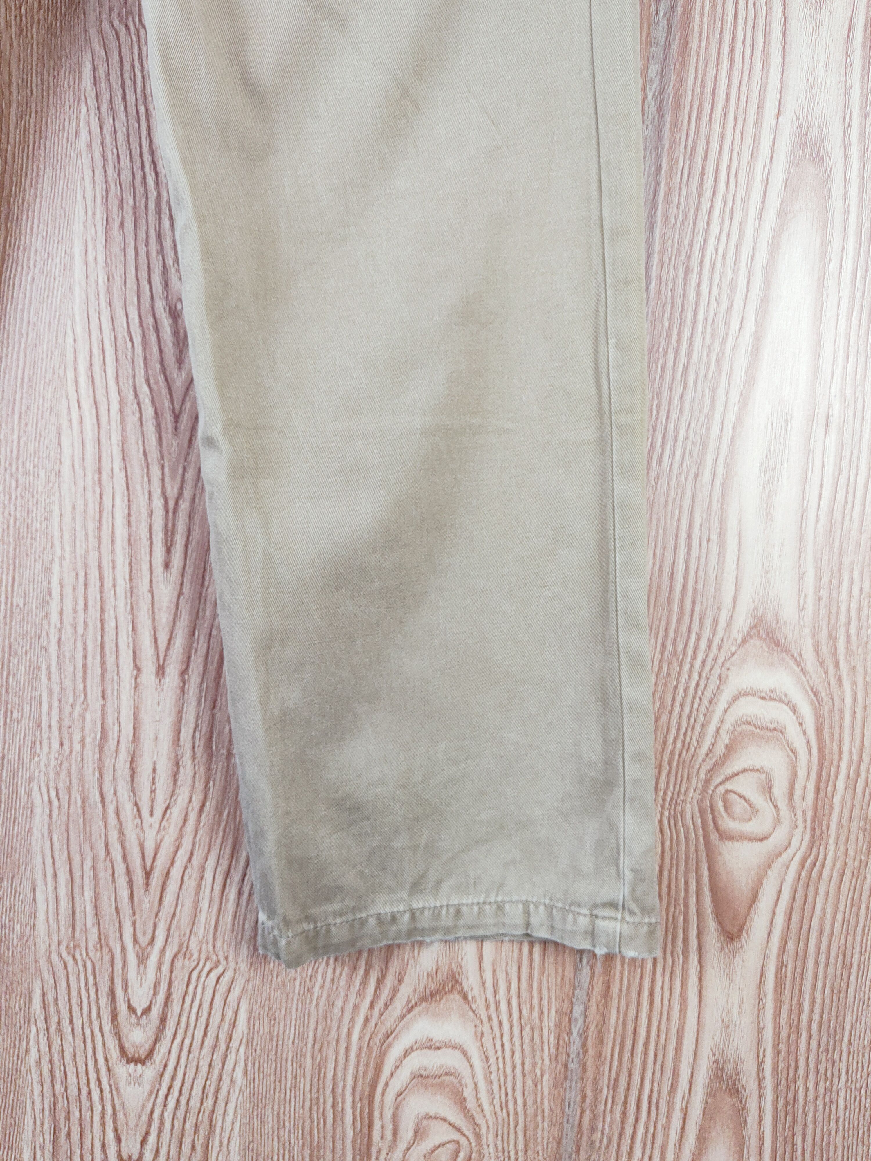 Japanese Brand Muveil Beige buckle back Multipocket Casual Pants #W595 Size 30" / US 8 / IT 44 - 8 Thumbnail