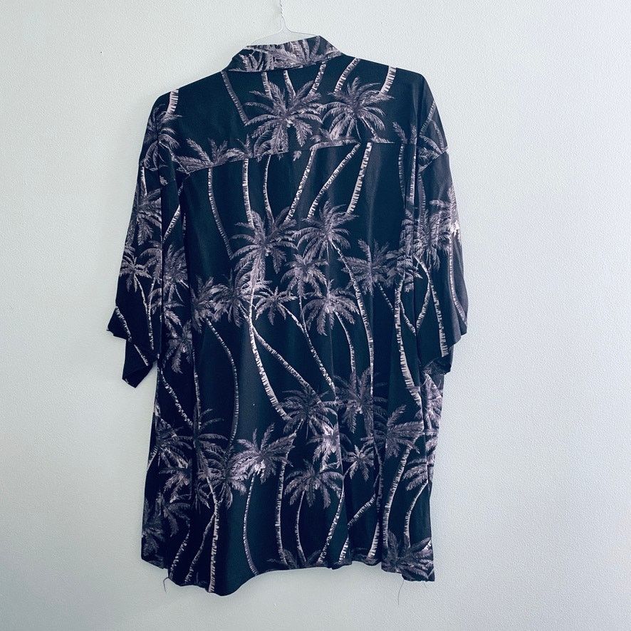 Caribbean Caribbean Blues palm print short sleeve button down Size US XXL / EU 58 / 5 - 3 Thumbnail