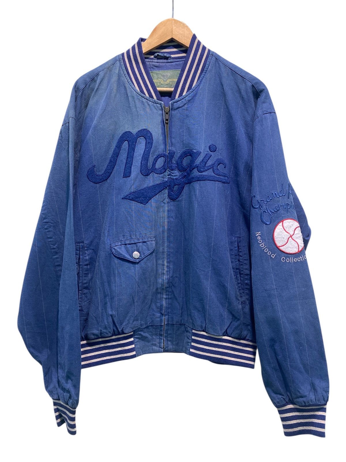 Japanese Brand Vintage Neoblood Magic Baseball Collection by Steven Bomber Size US XL / EU 56 / 4 - 1 Thumbnail