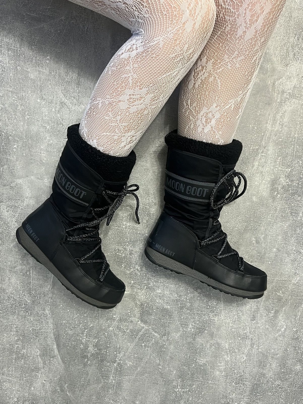 Vintage Vintage Moon Boot high boxer boots moto biker shoes core Size US 9 / IT 39 - 2 Thumbnail