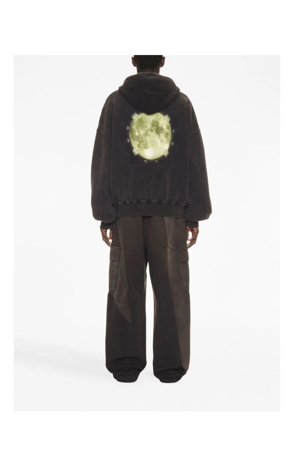 Off-White 900$ off-white super moon hoodie Size US L / EU 52-54 / 3 - 1 Thumbnail
