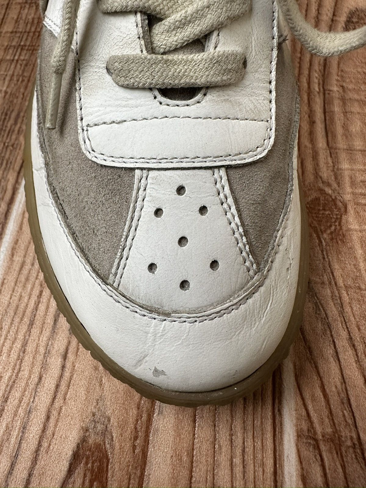 Maison Margiela Maison margiela MM6 White Court Sneakers Lowtops Size US 7 / IT 37 - 9 Thumbnail