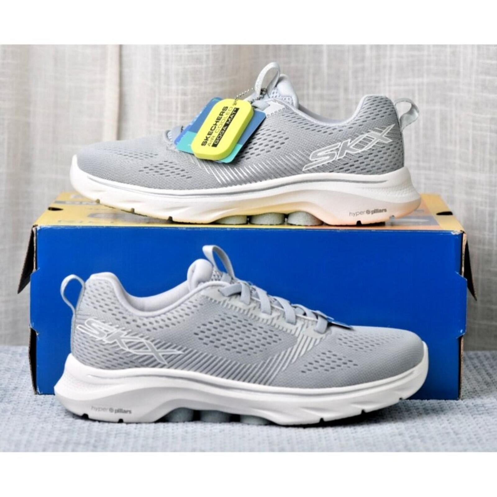 SKECHERS Skechers Grey Go Walk 7 Hailey Trainers | 125251 Size US 5.5 / IT 35.5 - 9 Thumbnail