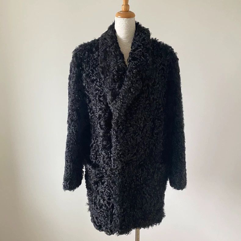 Kenzo KENZO Vintage black teddy pelt coat Size M / US 6-8 / IT 42-44 - 1 Thumbnail