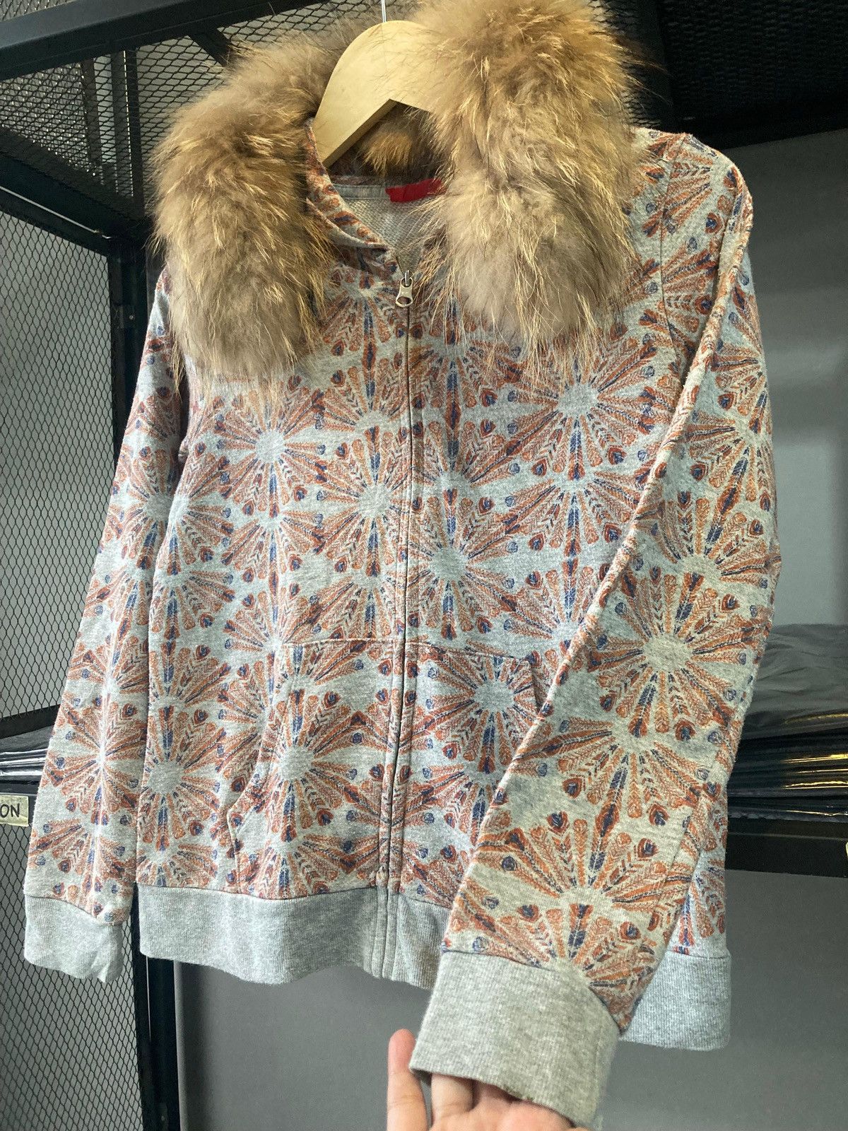 Japanese Brand Japanese Furry Geometric Kaleidoscope Faux Fuzzy Y2k Cozy Size M / US 6-8 / IT 42-44 - 5 Thumbnail