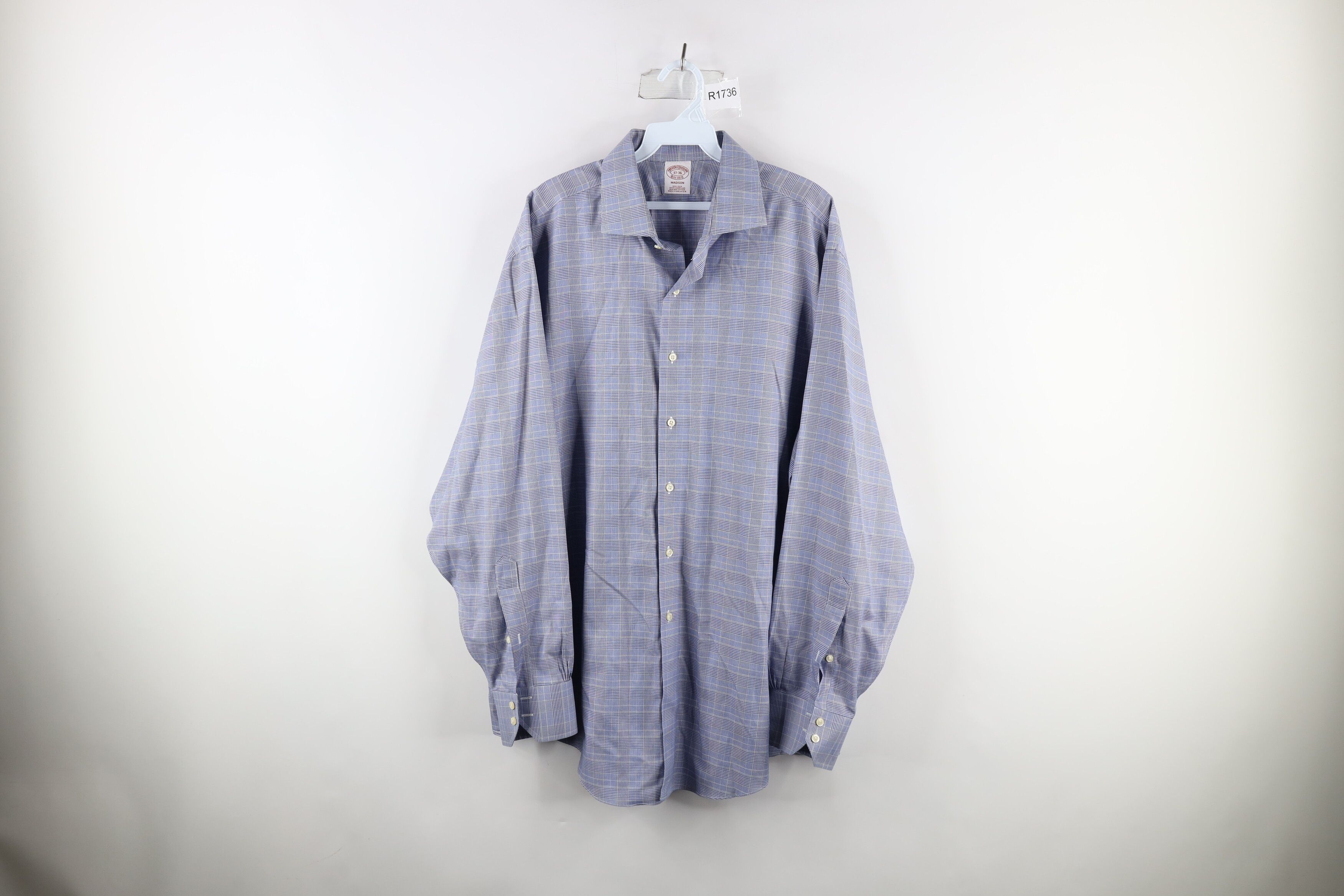 Vintage Vintage 90s Brooks Brothers Non Iron Collared Button Shirt Size US M / EU 48-50 / 2 - 1 Preview