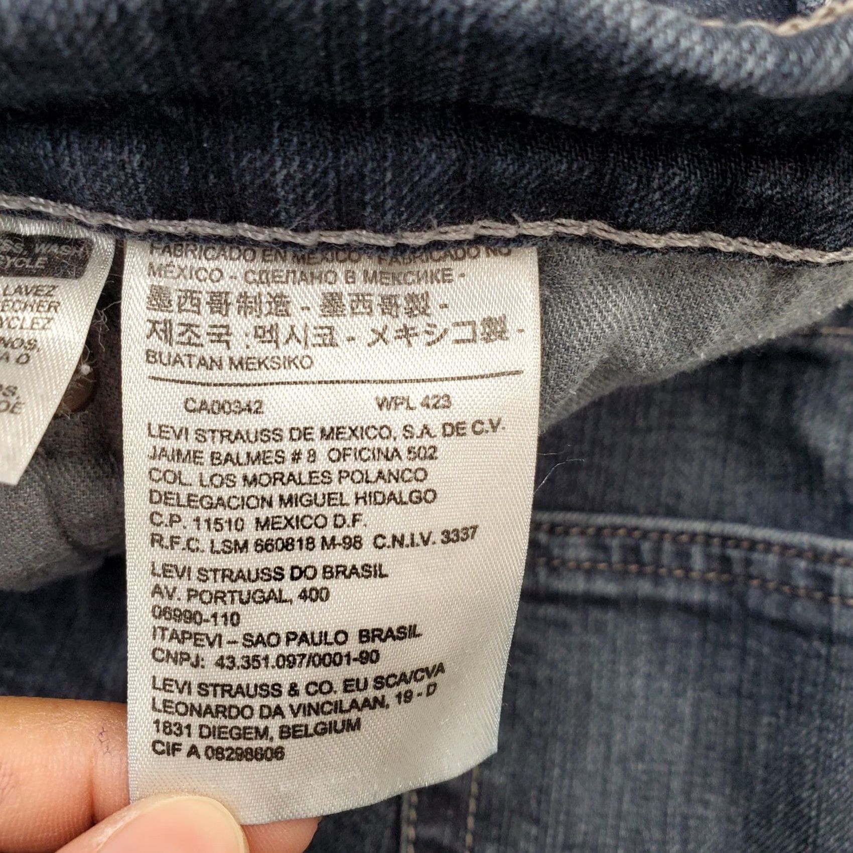 Levi's Levi's 505 Straight Jeans Men's 38x30 Blue Denim Stretch Regular Fit Whiskered Jeans Mens 38 Blue Denim Stretch Size US 38 / EU 54 - 7 Thumbnail