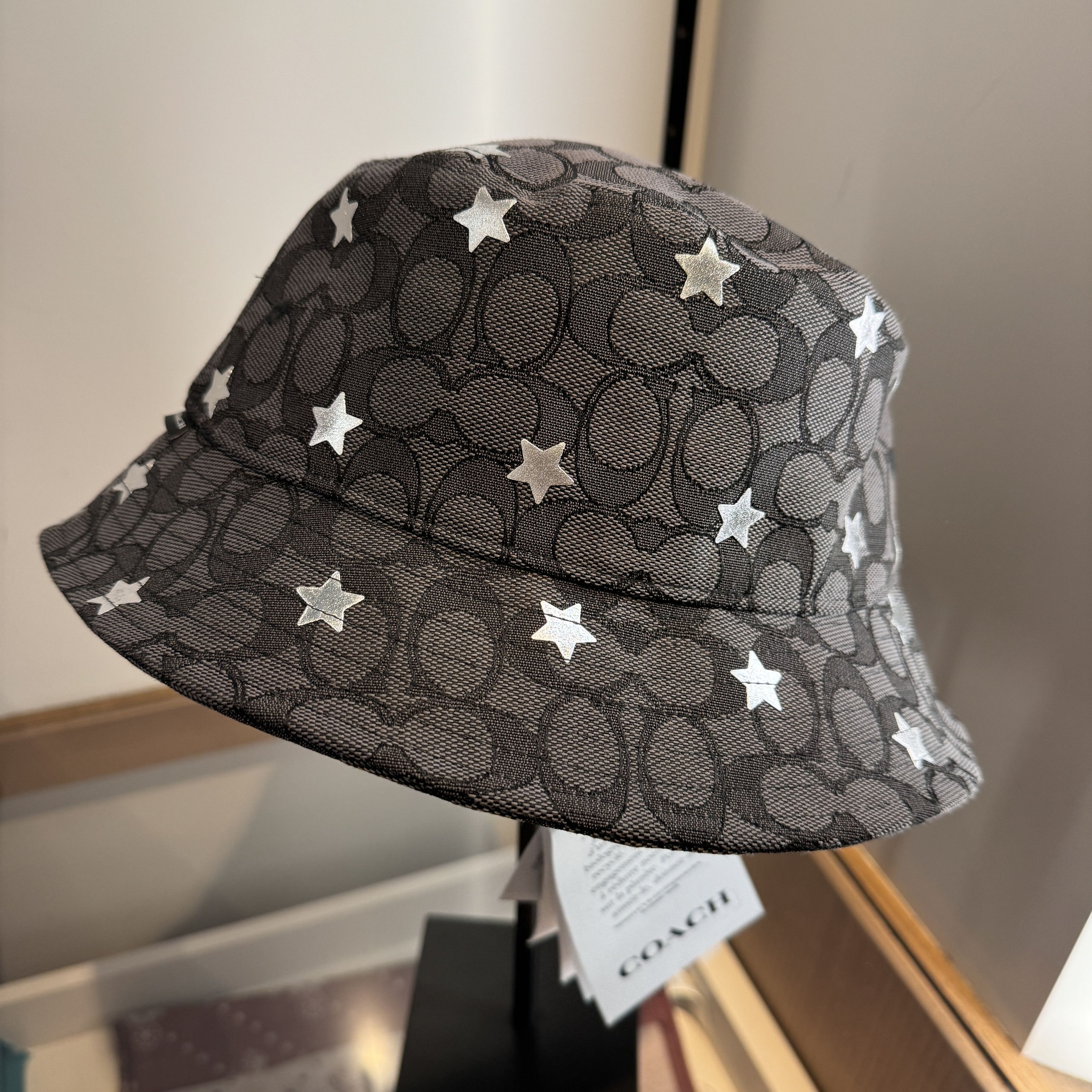 New coach Signature Twinkle Star Print Bucket Hat cp353 New COACH Signature Twinkle Star Print Bucket Hat（CP353  main image 3