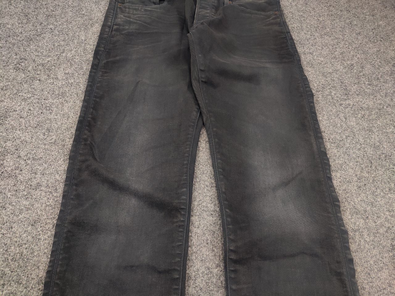 G-Star G Star Raw Vintage 3301 Gray Waxed Jeans if six was nine Size US 33 - 4 Thumbnail