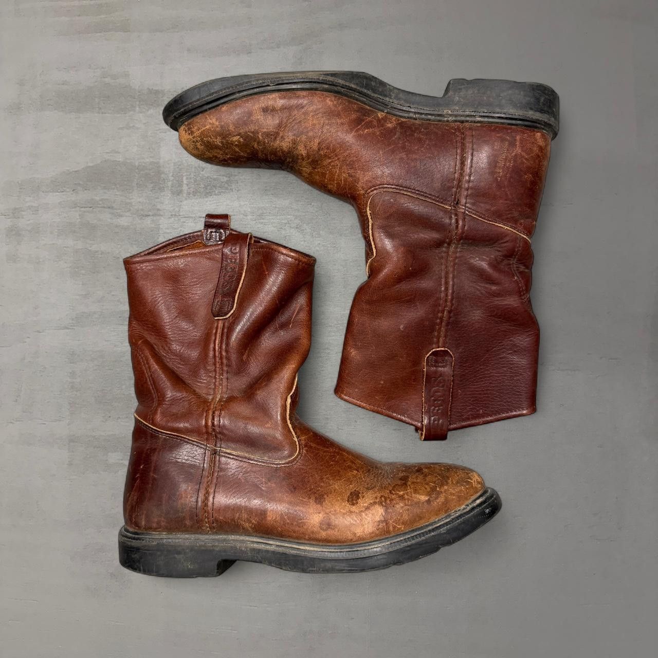 Red Wing Boots 11.5 Brown Leather Oil Resisting USA 1132